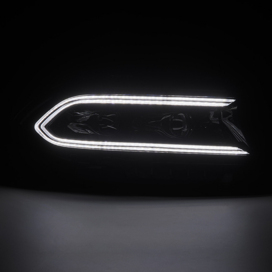 Dodge Charger LUXX-Series LED Projector Headlights Alpha-Black (2015-2023) – Custom Multicolor LED Lighting by RGB Halo Kits
