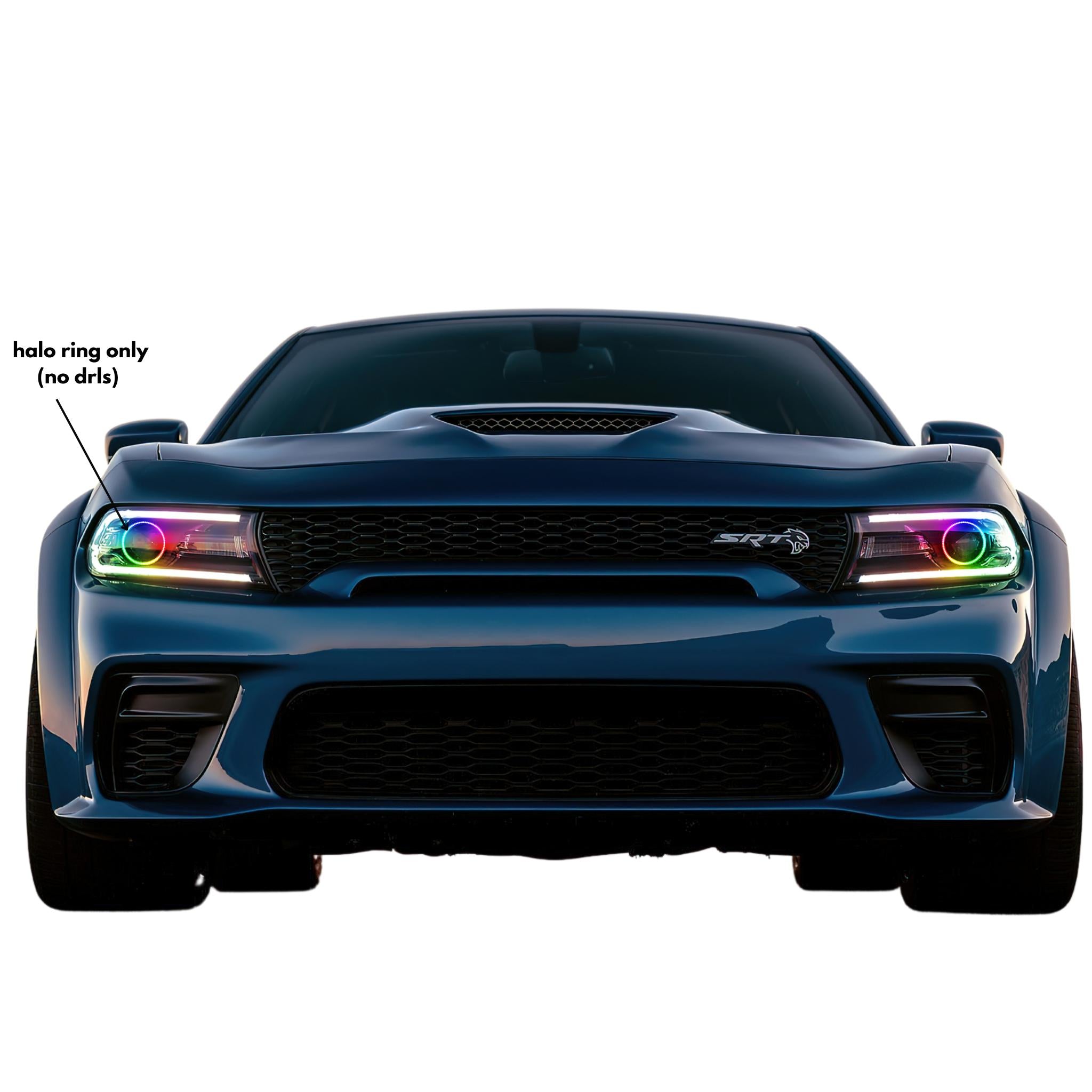 Dodge Charger Multicolor Halo Kit (2015-2023) – Custom Multicolor LED Lighting by RGB Halo Kits