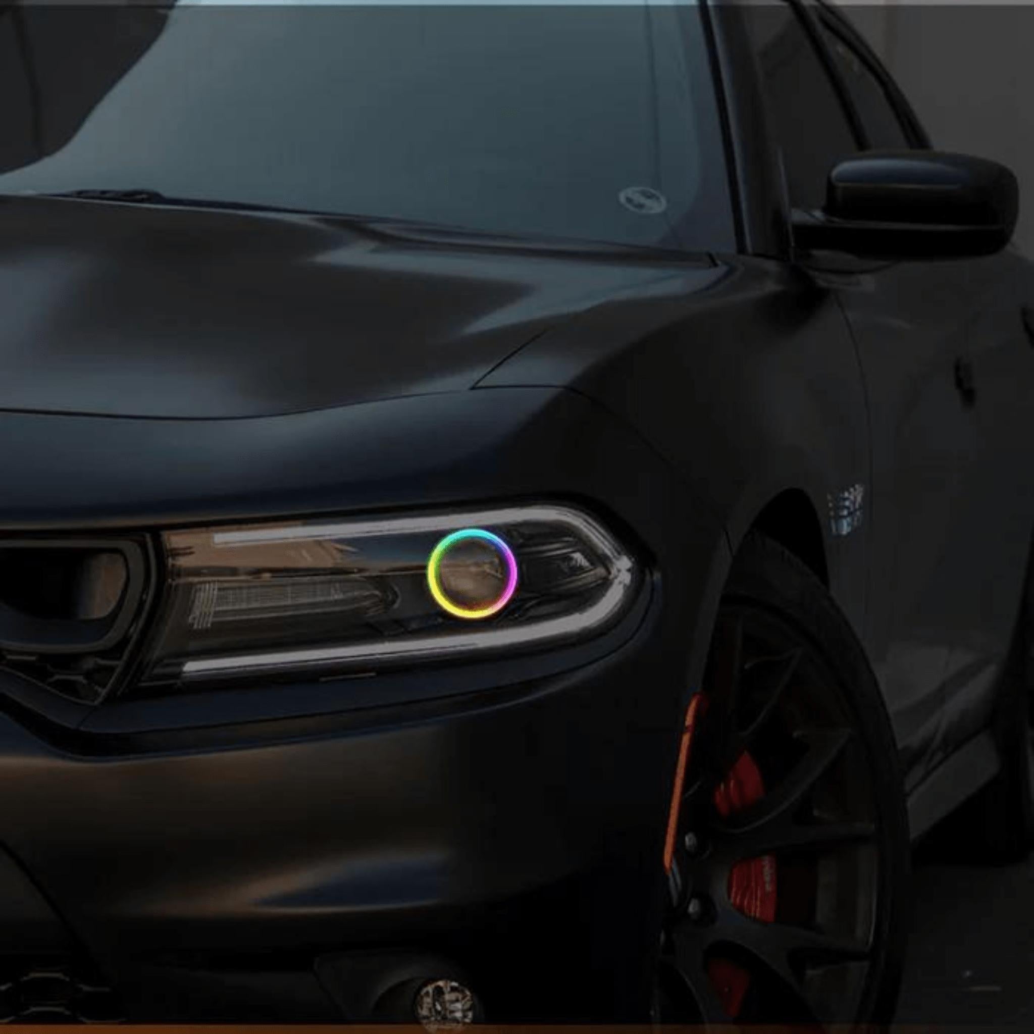 Dodge Charger Multicolor Halo Kit (2015-2023) – Custom Multicolor LED Lighting by RGB Halo Kits