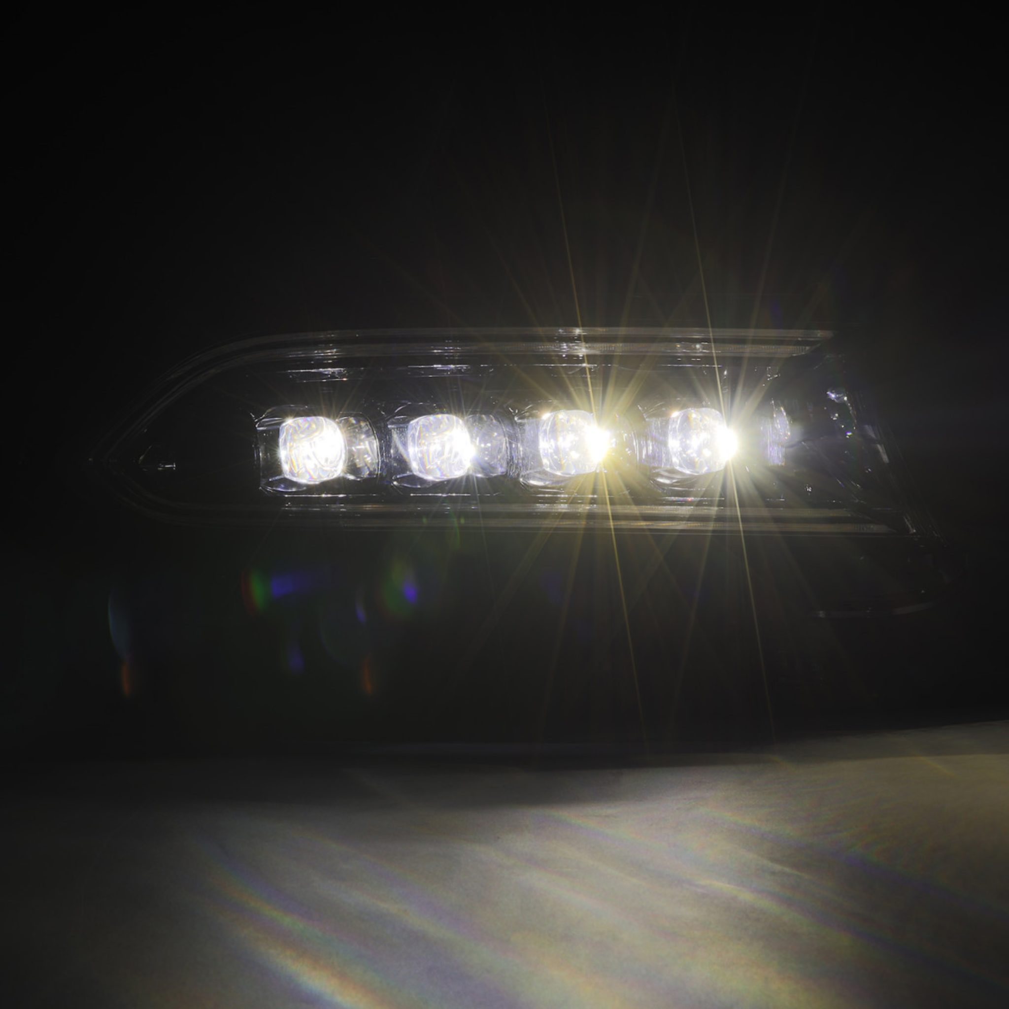 Dodge Charger NOVA-Series LED Projector Headlights Alpha-Black (2015-2023) – Custom Multicolor LED Lighting by RGB Halo Kits