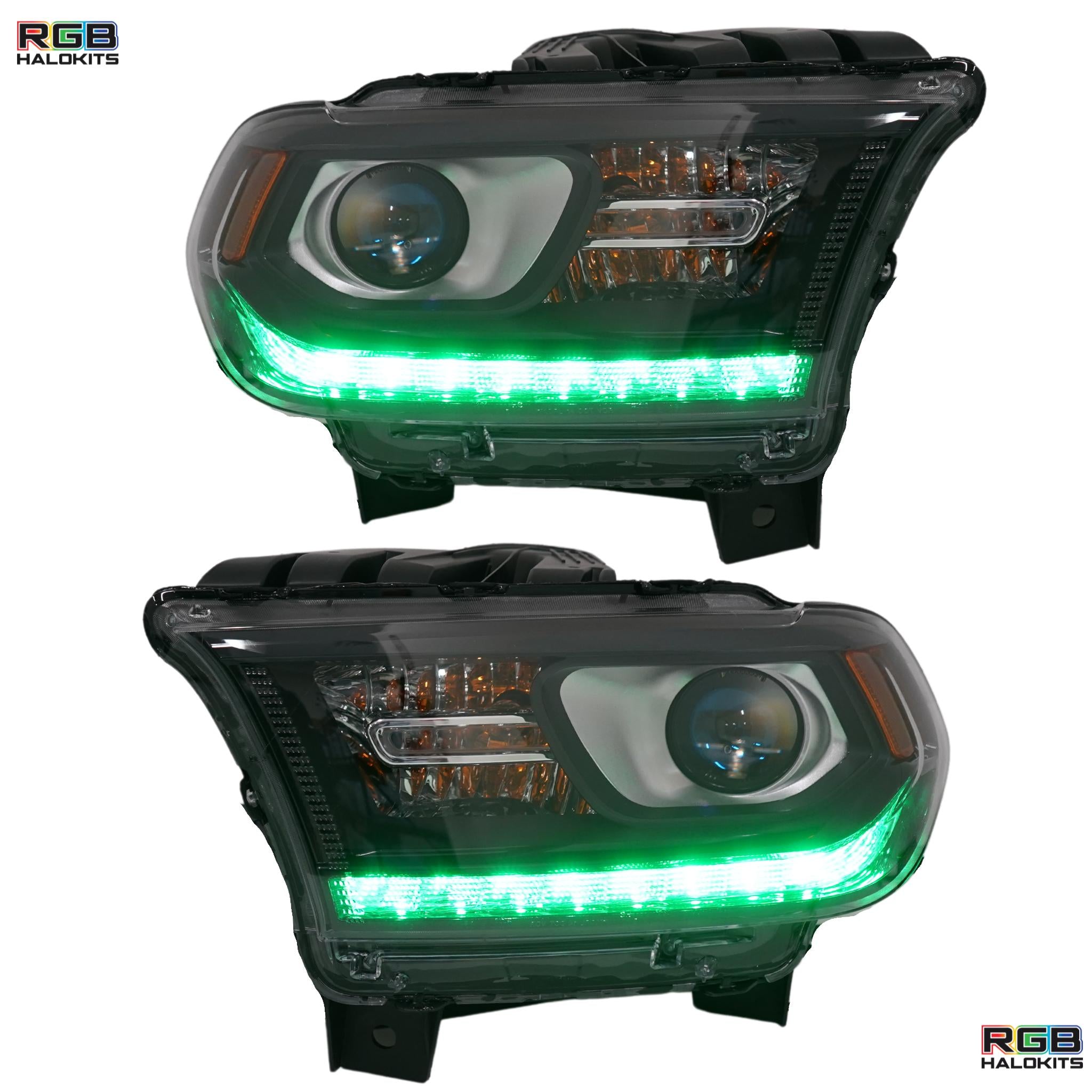Dodge Durango Multicolor DRL Boards (2014-2020) – Custom Multicolor LED Lighting by RGB Halo Kits