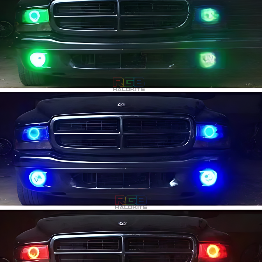 Dodge Durango Multicolor Halo Kit (1998-2003) – Custom Multicolor LED Lighting by RGB Halo Kits