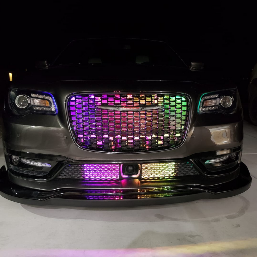 Flow Series LED Grille Kit – Custom Multicolor LED Lighting by RGB Halo Kits