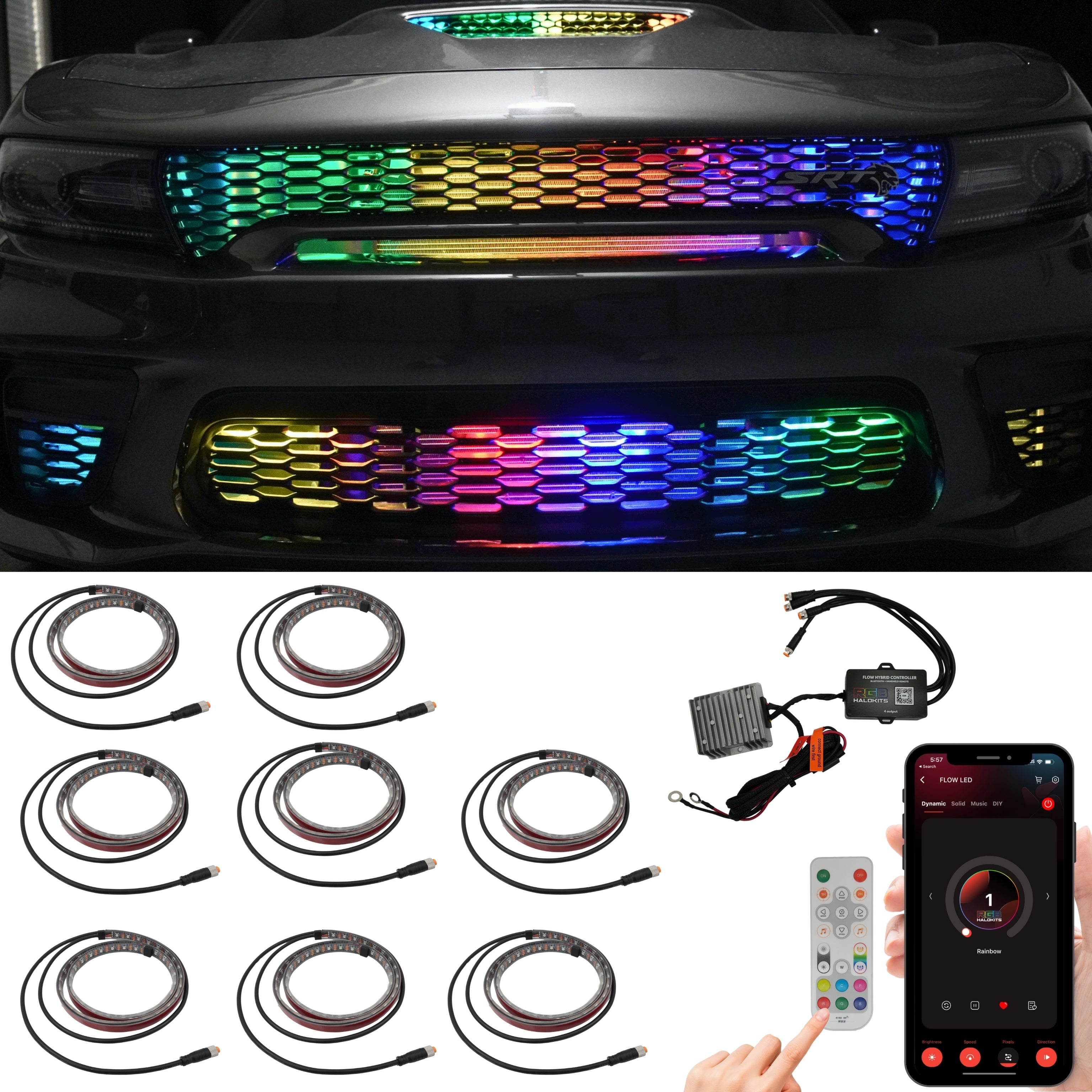 ハロス Flow Series LED Grille Kit