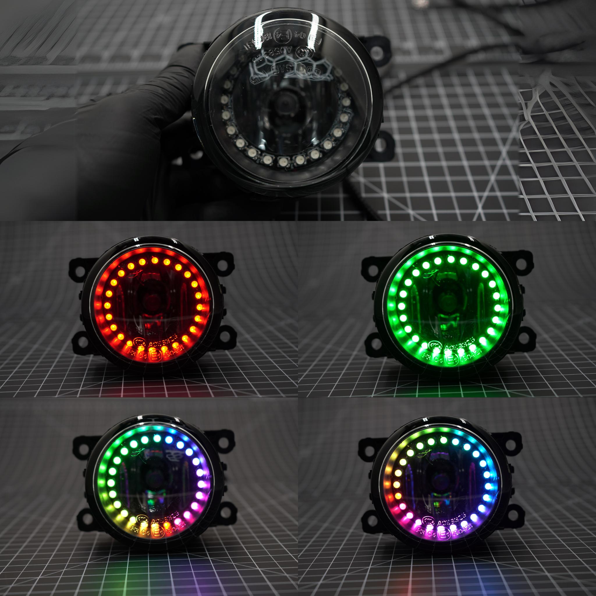 Fog Light Halos – Custom Multicolor LED Lighting by RGB Halo Kits