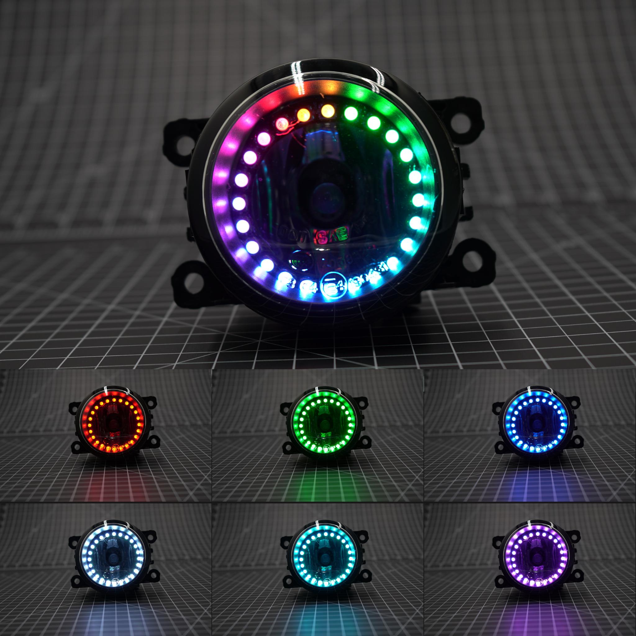 Fog Light Halos – Custom Multicolor LED Lighting by RGB Halo Kits