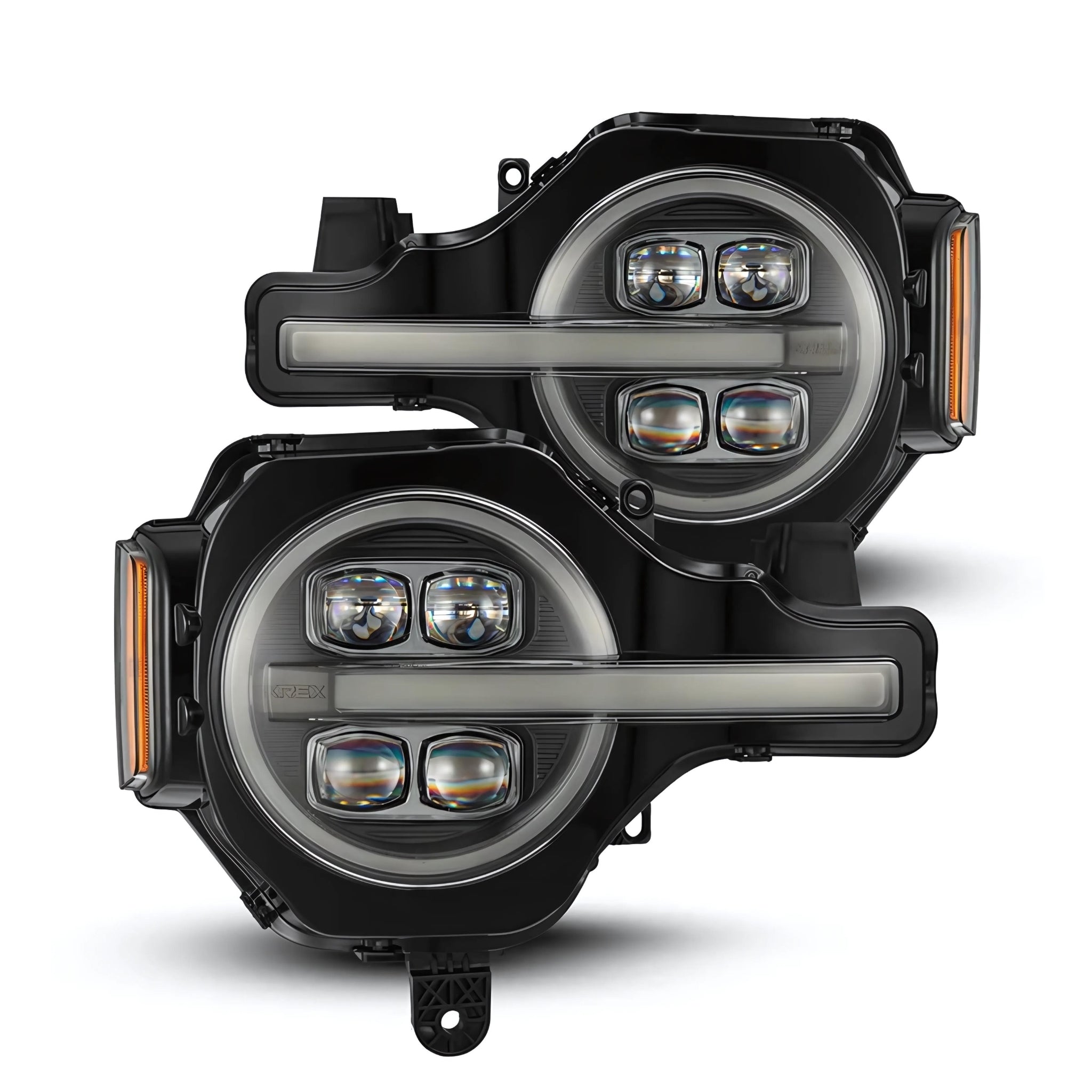 Ford Bronco (2021-2025) / Bronco Raptor (2022-2025) Headlights | Alpharex – Custom Multicolor LED Lighting by RGB Halo Kits