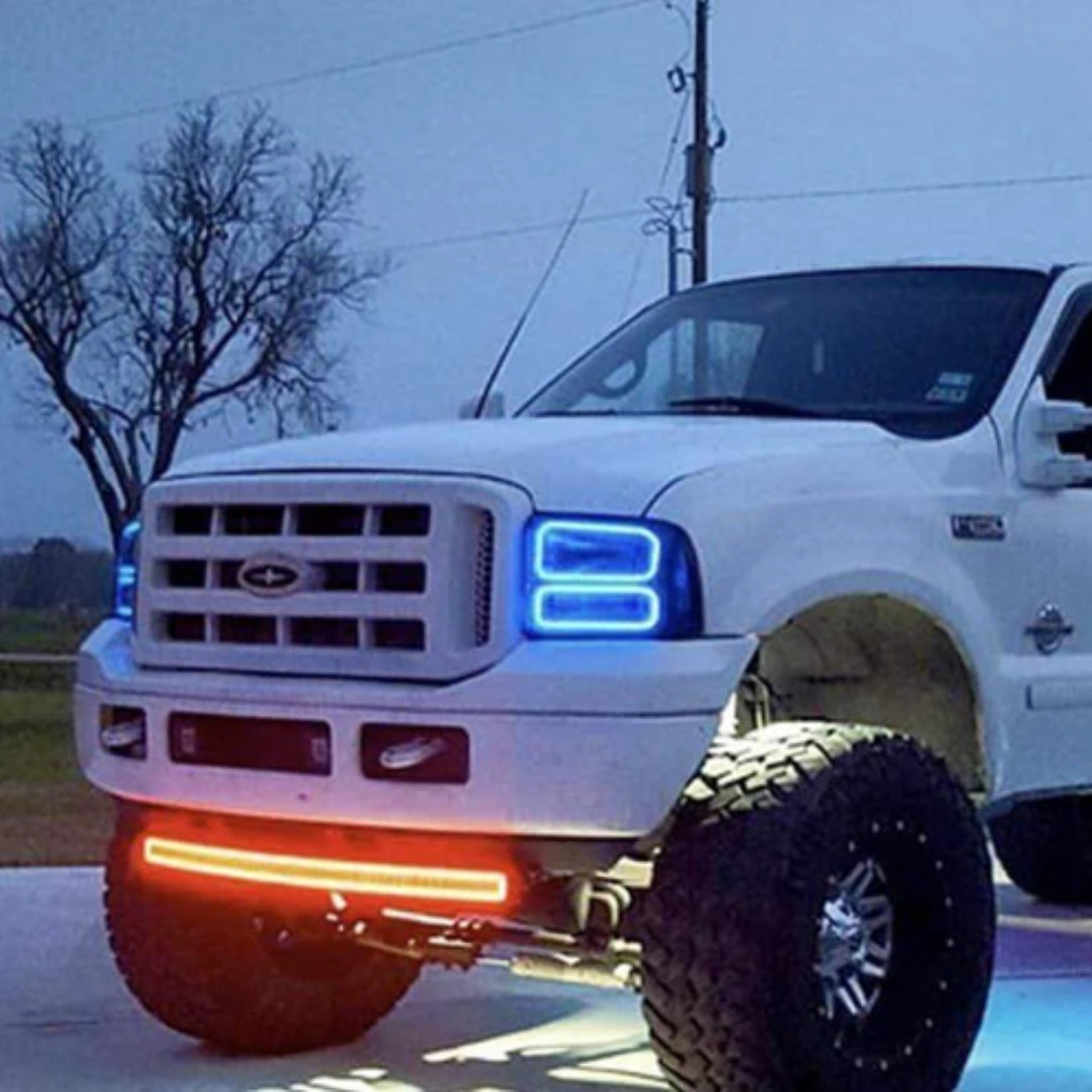 Ford Excursion F250 F350 Super Duty Multicolor Halo Kit (2005-2007) – Custom Multicolor LED Lighting by RGB Halo Kits