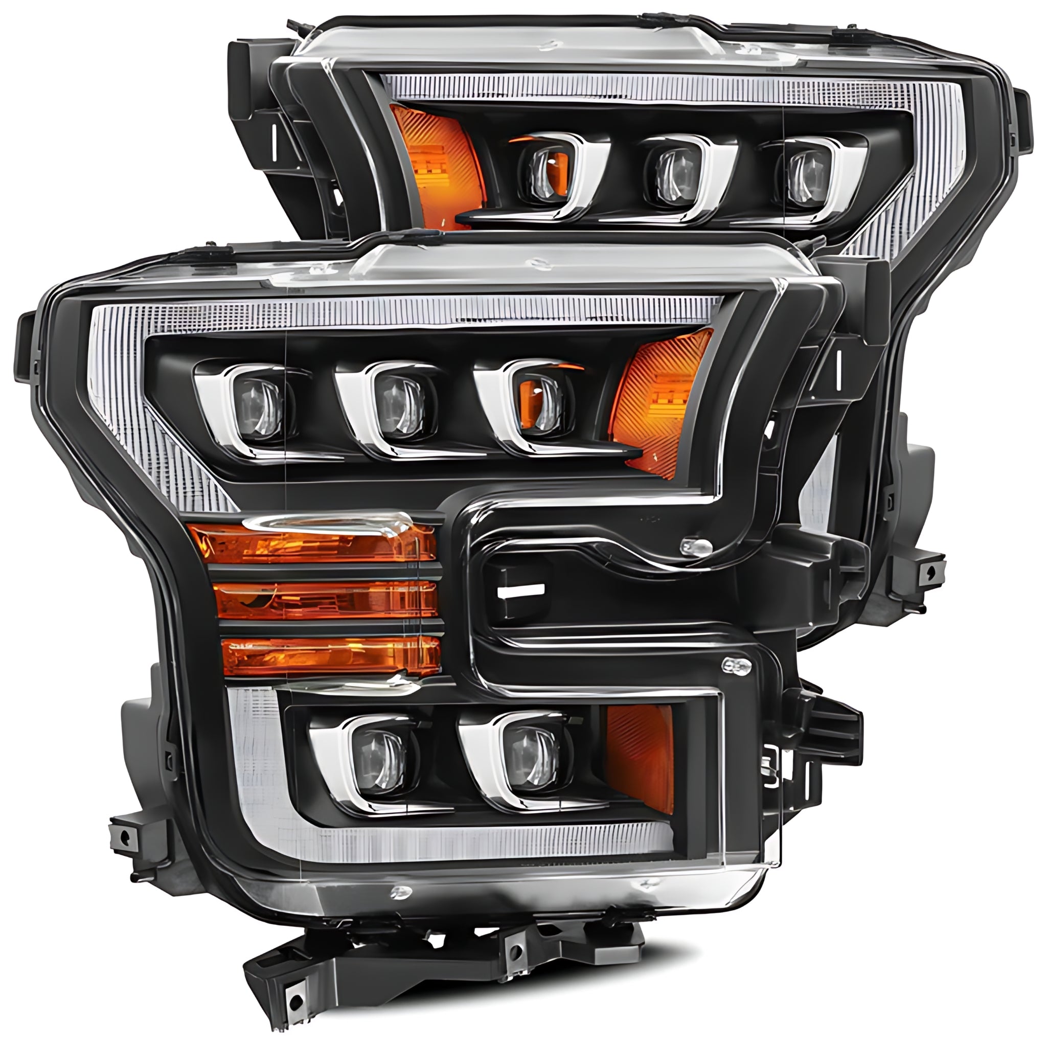 Ford F-150 (2015-2017) / F-150 Raptor (2017-2020) Headlights | Alpharex – Custom Multicolor LED Lighting by RGB Halo Kits