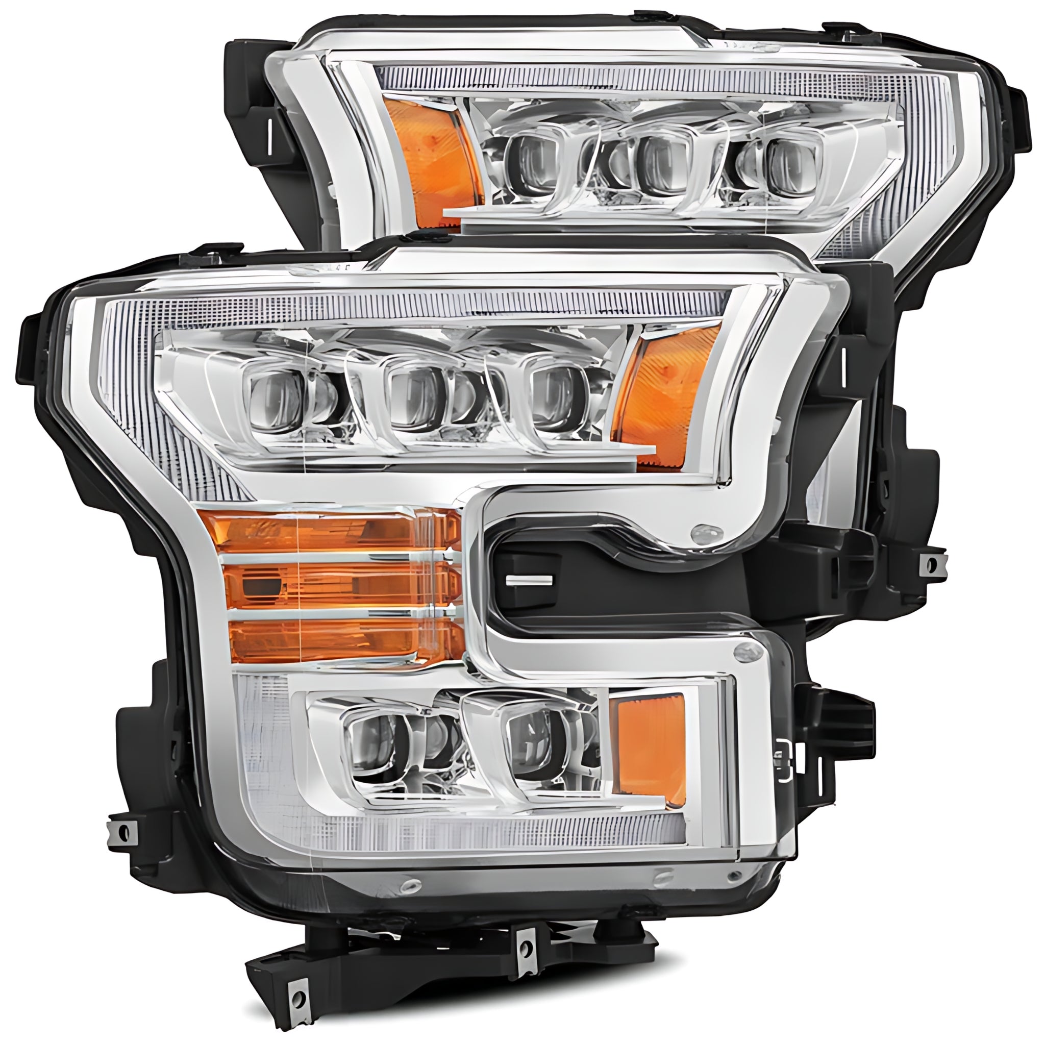 Ford F-150 (2015-2017) / F-150 Raptor (2017-2020) Headlights | Alpharex – Custom Multicolor LED Lighting by RGB Halo Kits