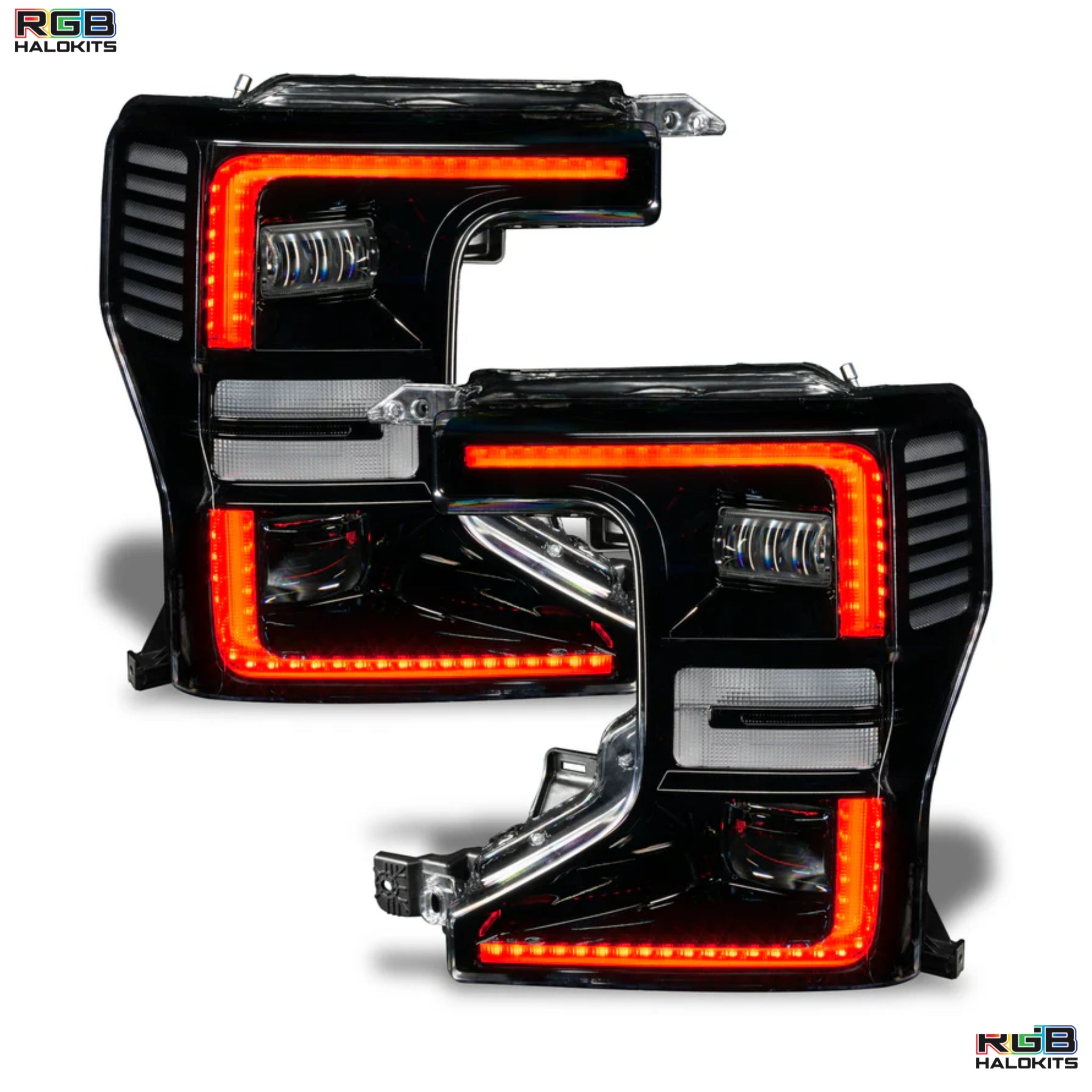 Ford F-250/350 Super Duty Multicolor Flow DRL Boards (2020-2022) – Custom Multicolor LED Lighting by RGB Halo Kits
