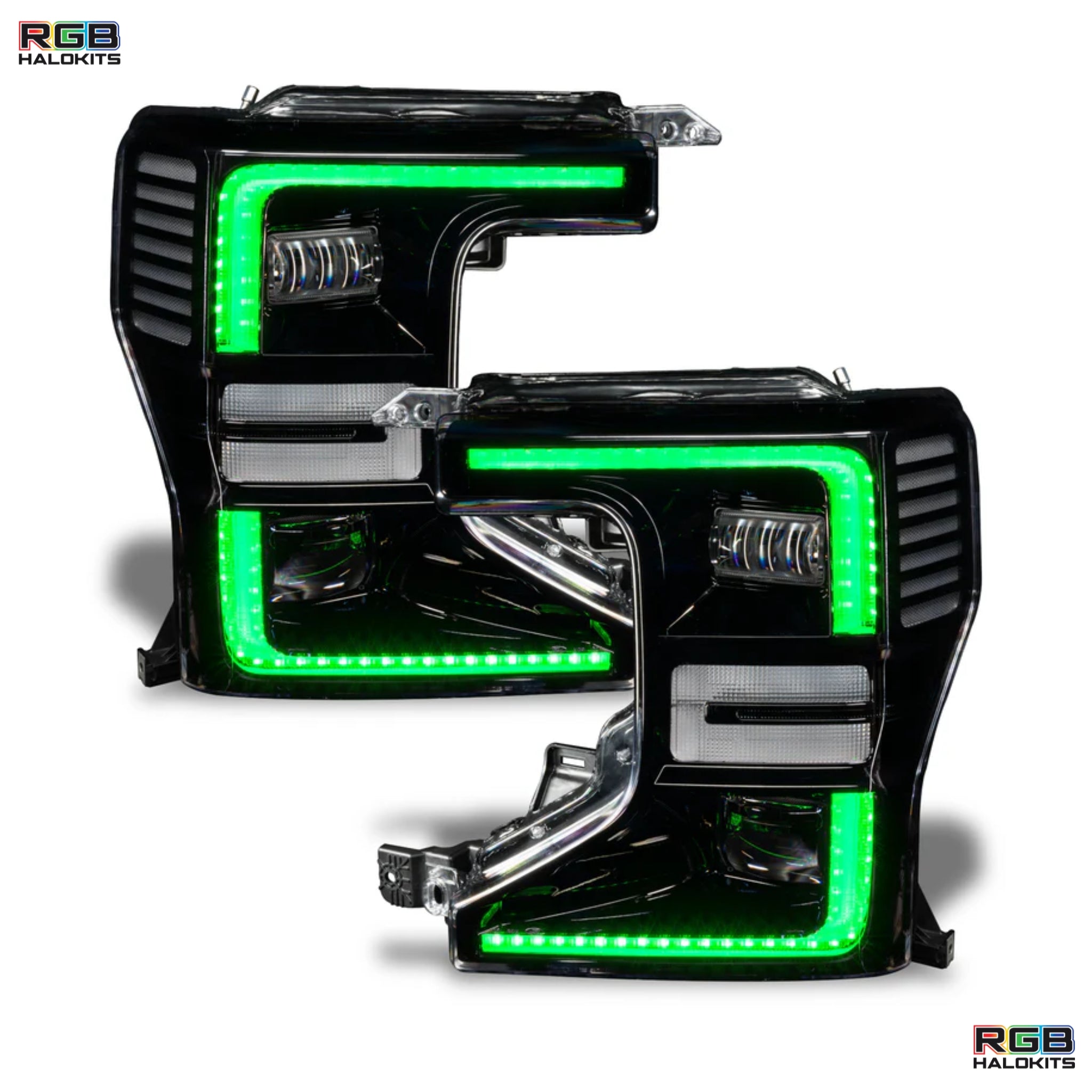 Ford F-250/350 Super Duty Multicolor Flow DRL Boards (2020-2022) – Custom Multicolor LED Lighting by RGB Halo Kits