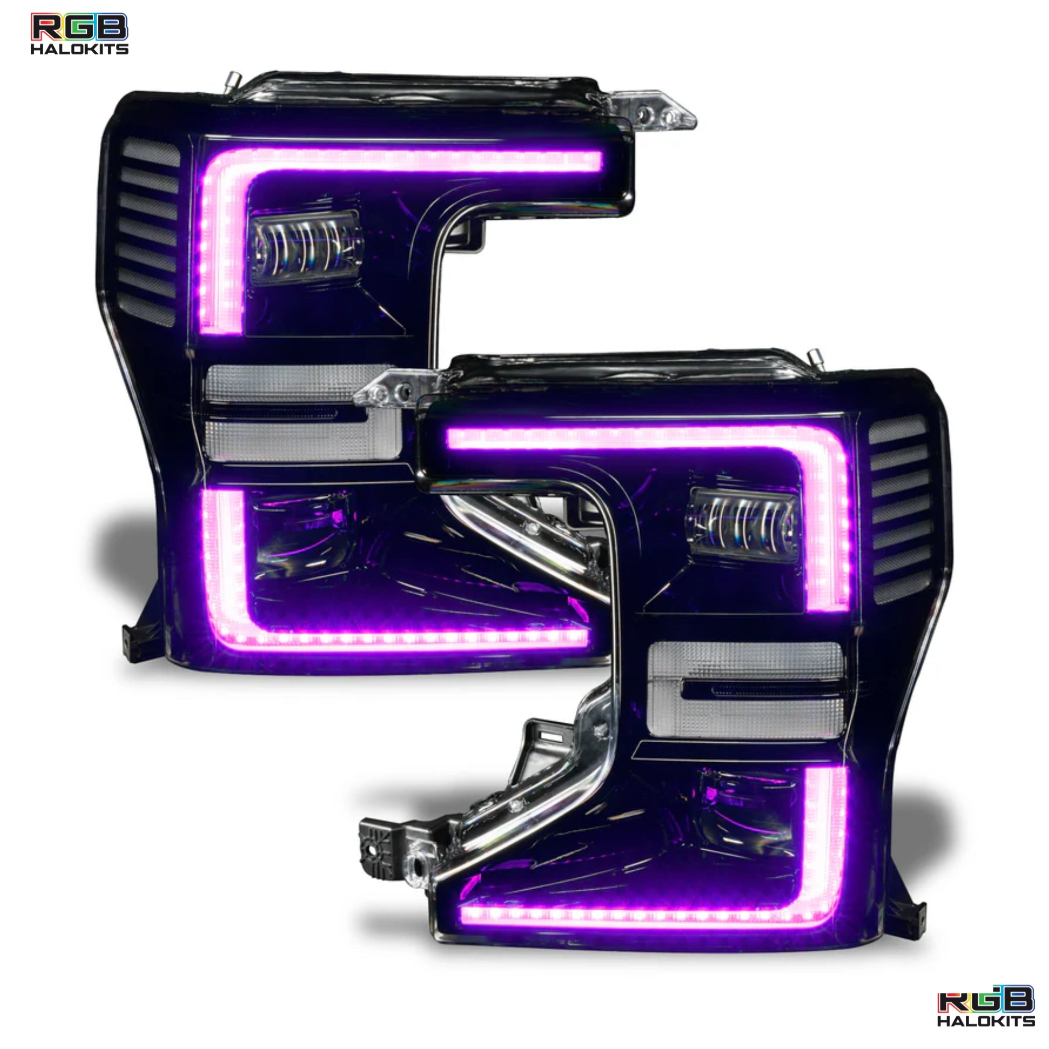 Ford F-250/350 Super Duty Multicolor Flow DRL Boards (2020-2022) – Custom Multicolor LED Lighting by RGB Halo Kits