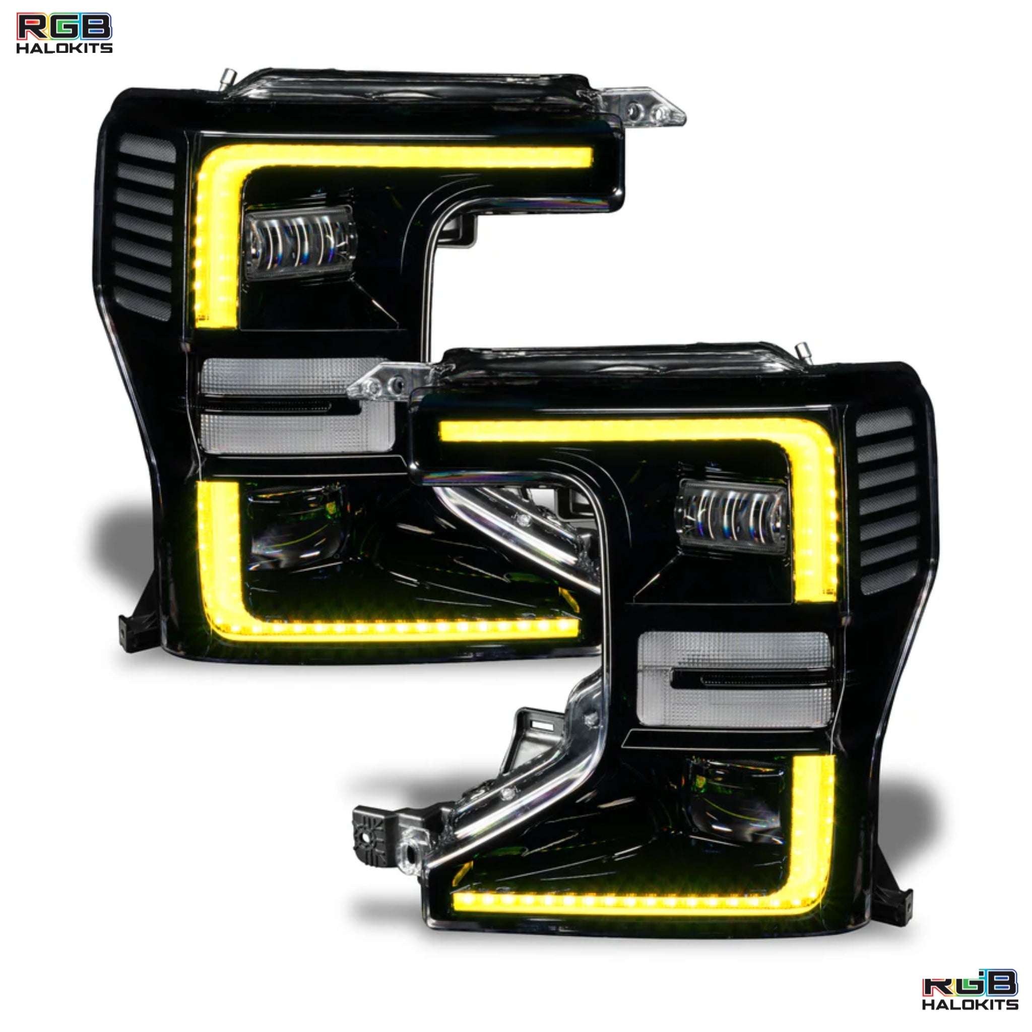 Ford F-250/350 Super Duty Multicolor Flow DRL Boards (2020-2022) – Custom Multicolor LED Lighting by RGB Halo Kits
