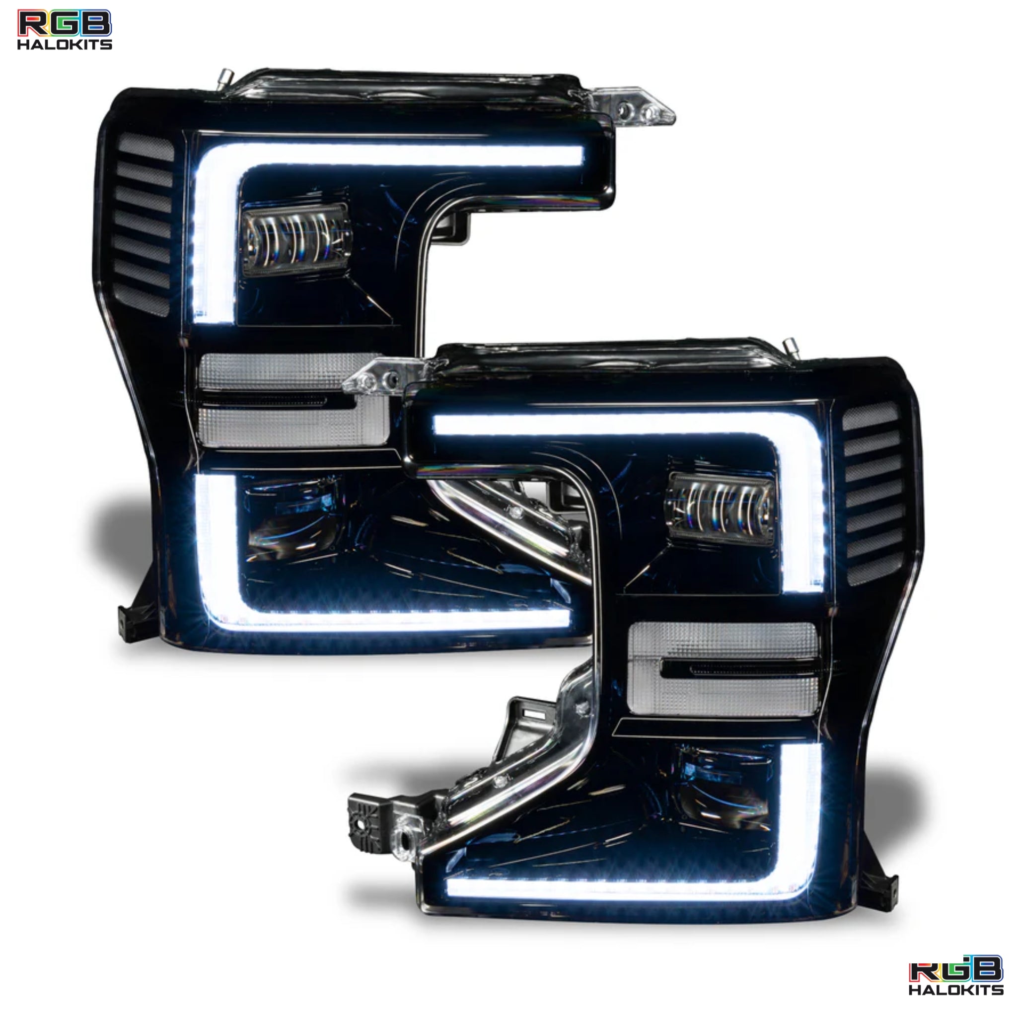 Ford F-250/350 Super Duty Multicolor Flow DRL Boards (2020-2022) – Custom Multicolor LED Lighting by RGB Halo Kits