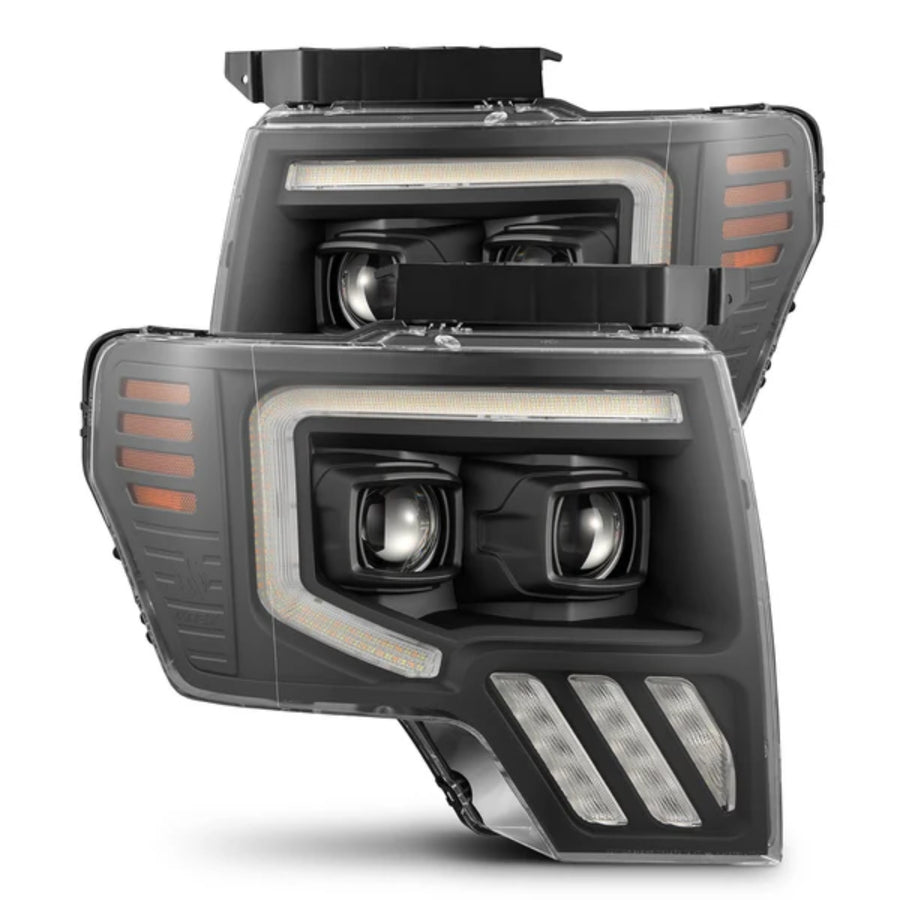 Ford F150 (2009-2014) MK II Headlights | Alpharex – Custom Multicolor LED Lighting by RGB Halo Kits