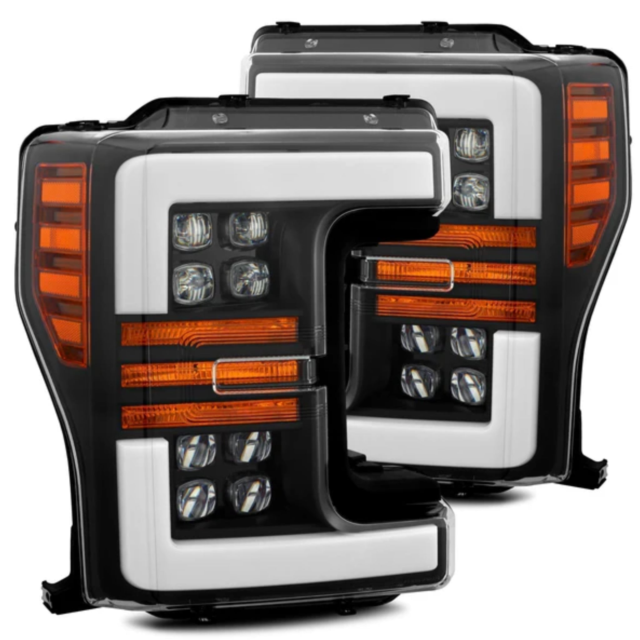 Ford F150 (2017-2019) Super Duty Headlights | Alpharex – Custom Multicolor LED Lighting by RGB Halo Kits
