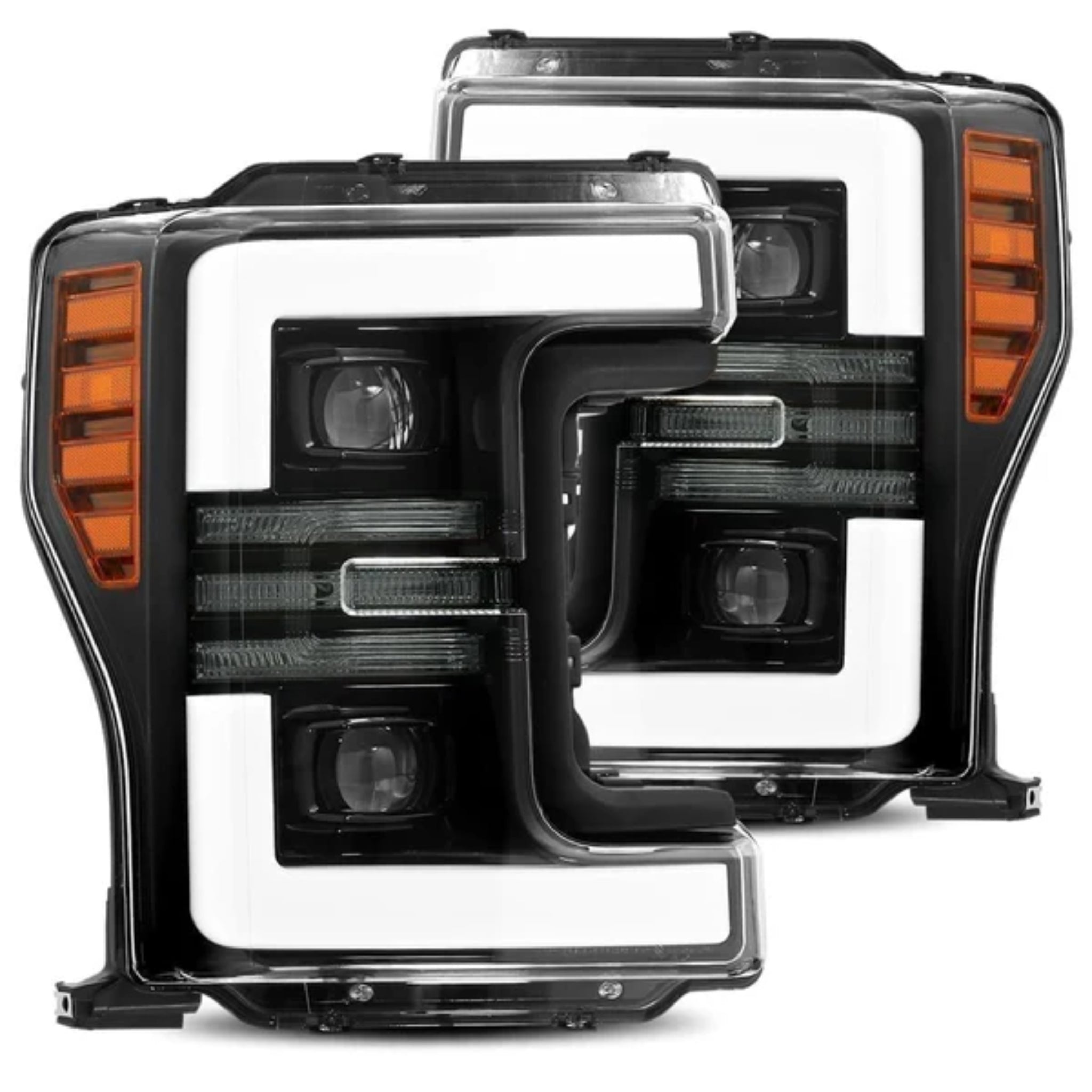 Ford F150 (2017-2019) Super Duty Headlights | Alpharex – Custom Multicolor LED Lighting by RGB Halo Kits