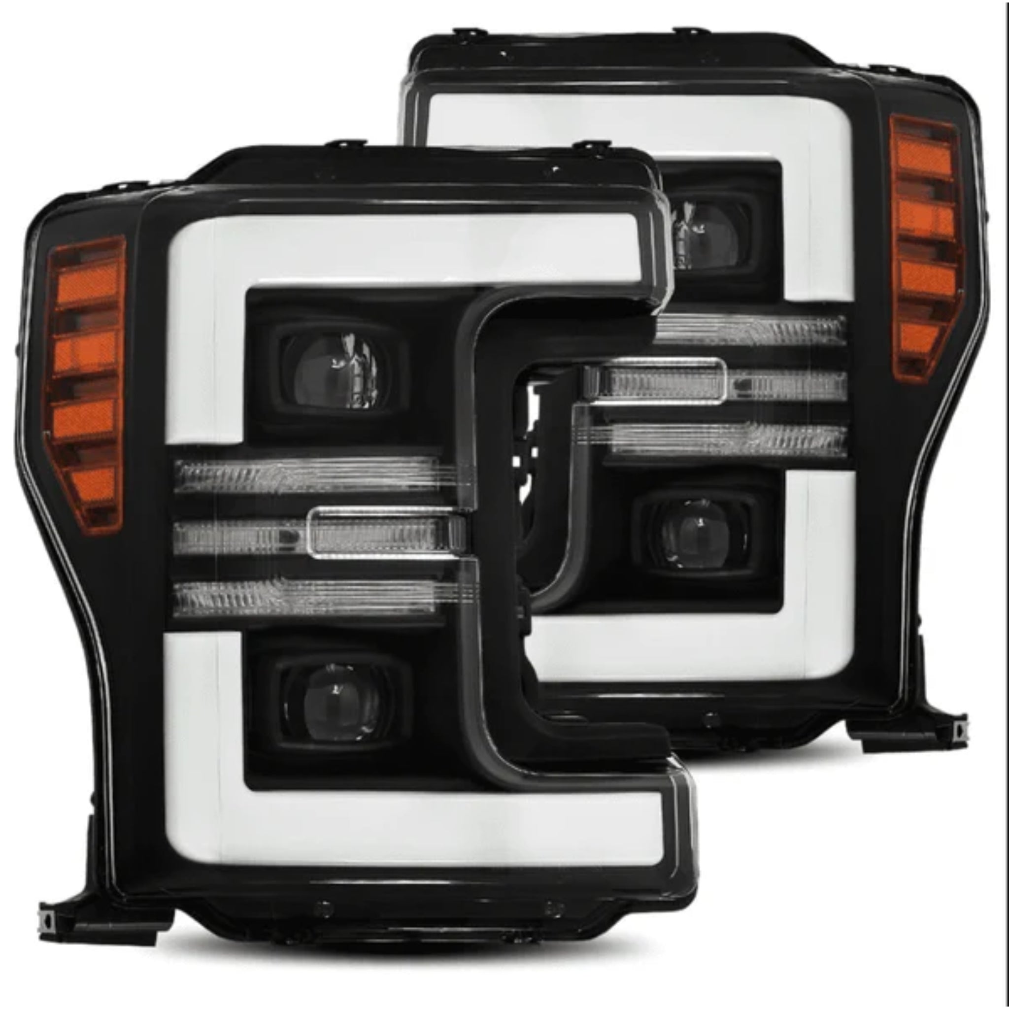 Ford F150 (2017-2019) Super Duty Headlights | Alpharex – Custom Multicolor LED Lighting by RGB Halo Kits