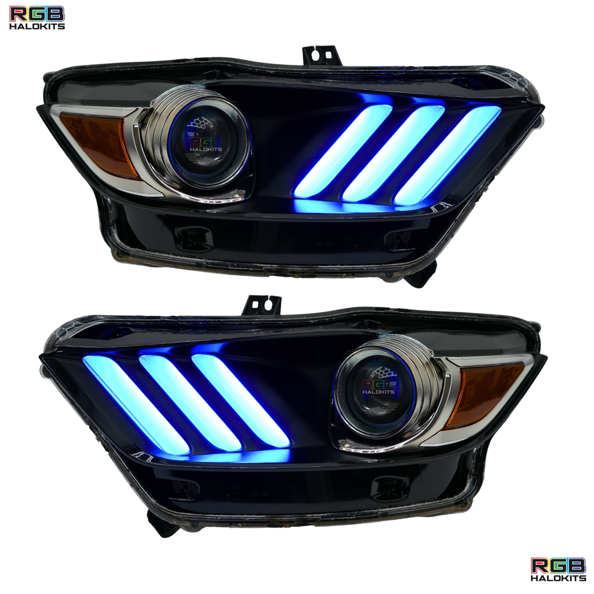 Ford Mustang Multicolor Flow Series DRL Boards (2015-2017) – Custom Multicolor LED Lighting by RGB Halo Kits