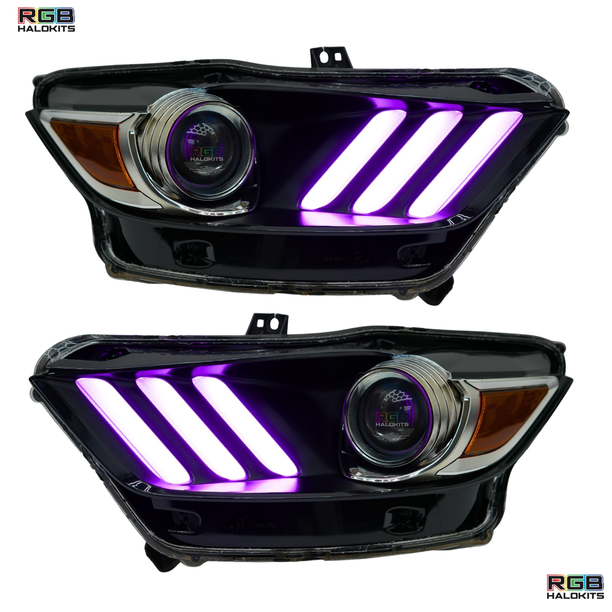 Ford Mustang Multicolor Flow Series DRL Boards (2015-2017) – Custom Multicolor LED Lighting by RGB Halo Kits