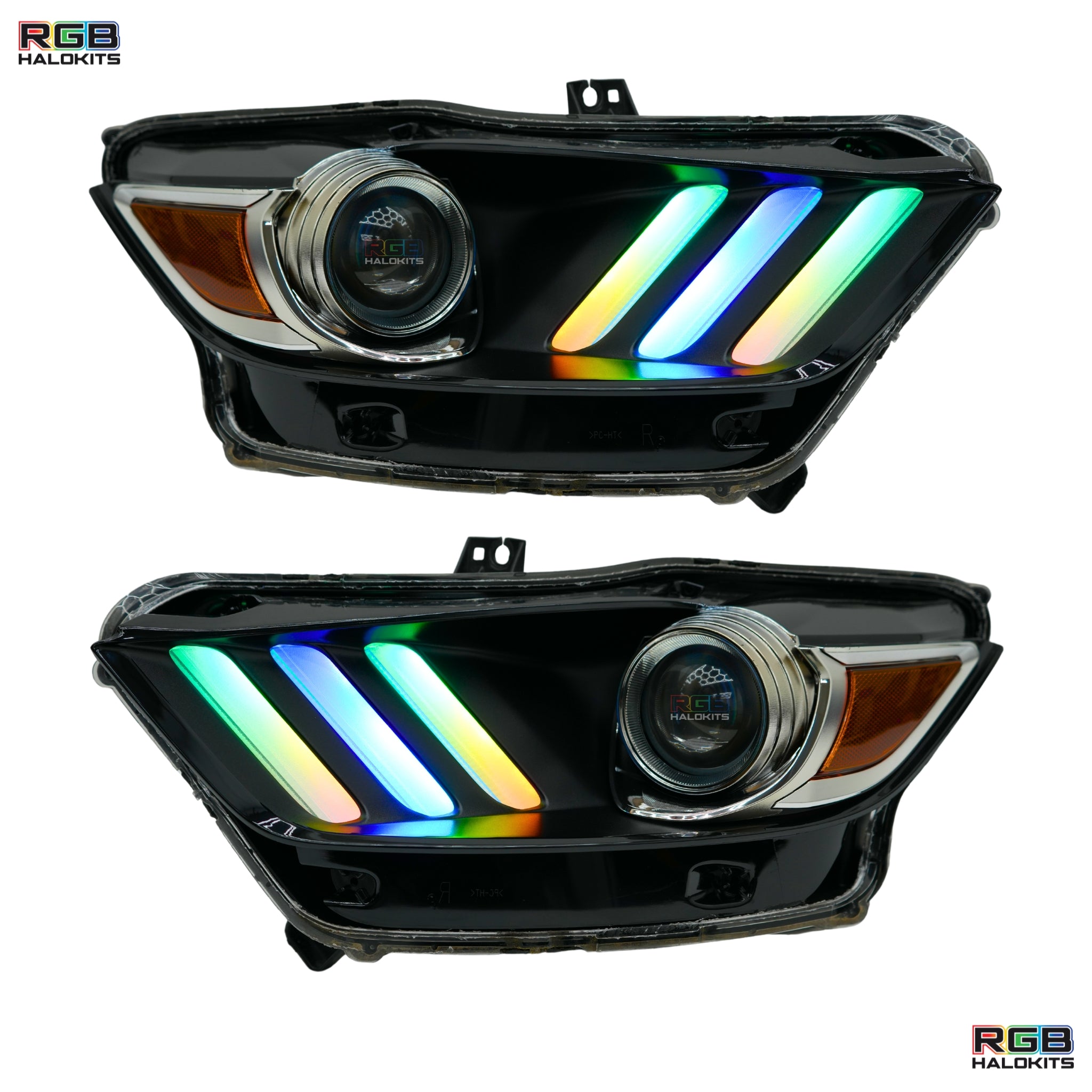 Ford Mustang Multicolor Flow Series DRL Boards (2015-2017) – Custom Multicolor LED Lighting by RGB Halo Kits