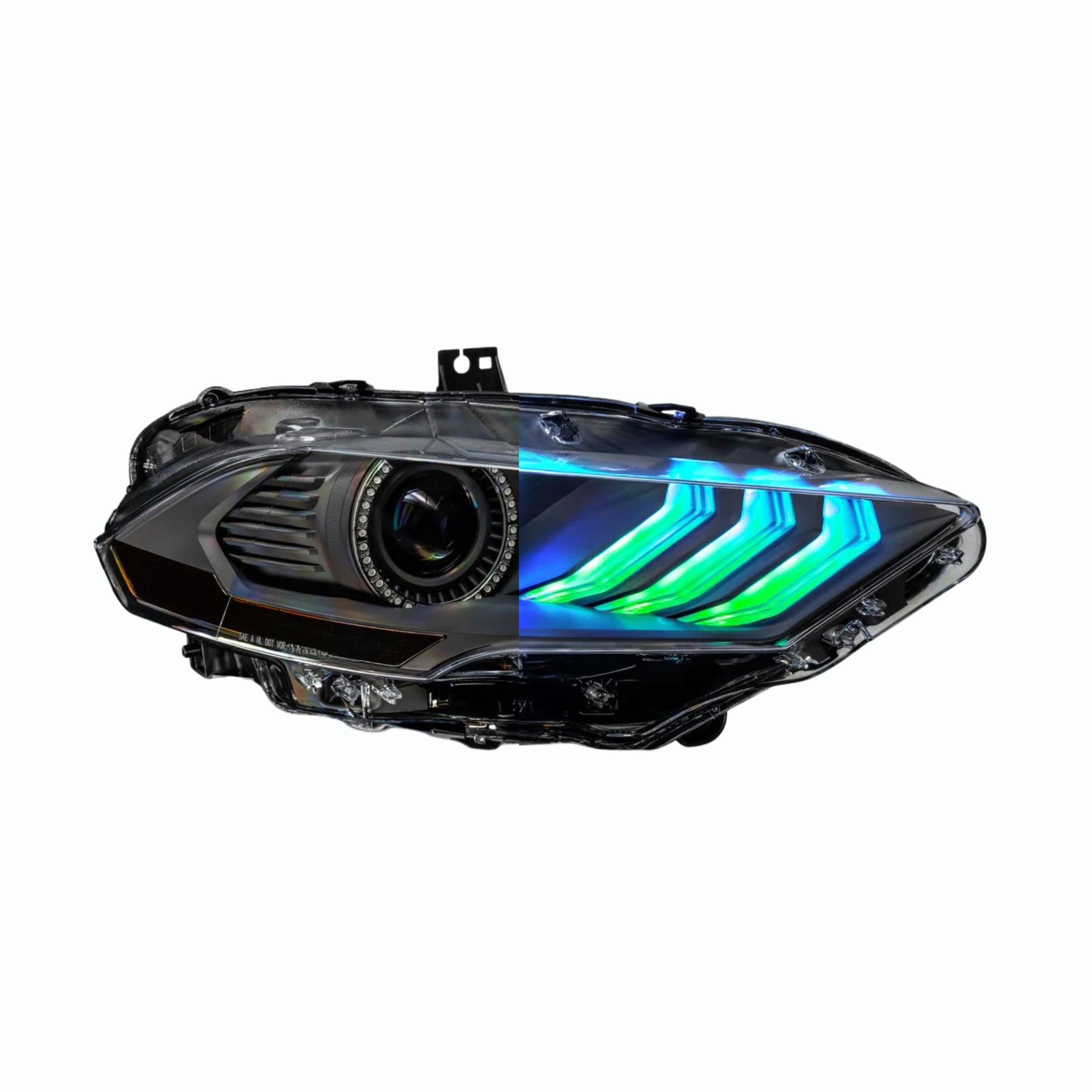 Ford Mustang Multicolor Flow Series DRL Boards (2018-2023) – Custom Multicolor LED Lighting by RGB Halo Kits