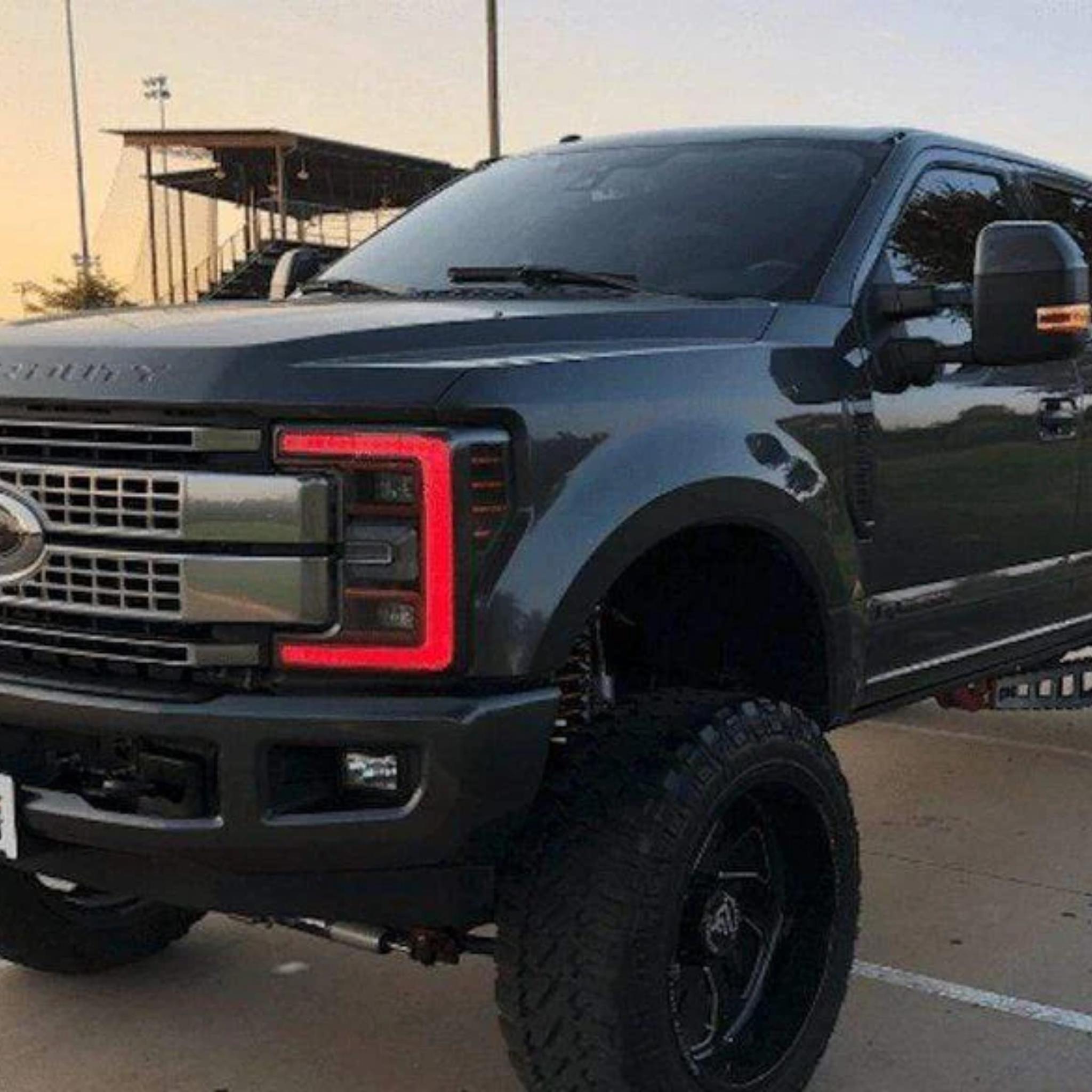 Ford Super Duty Multicolor DRL Boards (2017-2019) – Custom Multicolor LED Lighting by RGB Halo Kits