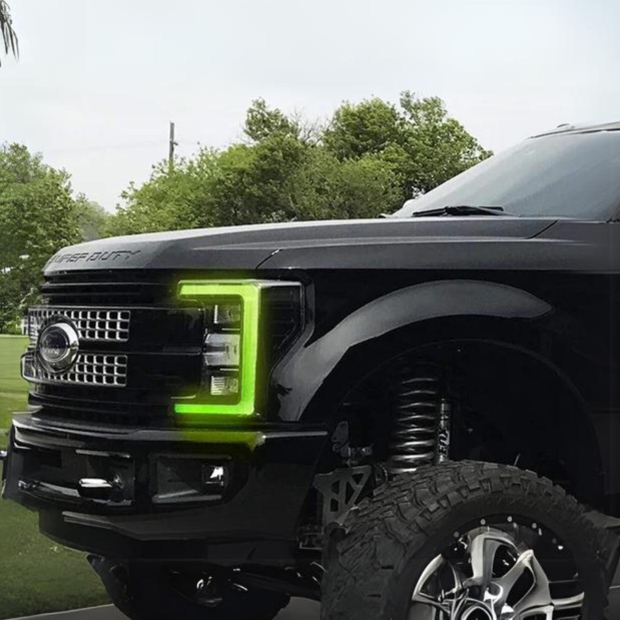 Ford Super Duty Multicolor DRL Boards (2017-2019) – Custom Multicolor LED Lighting by RGB Halo Kits