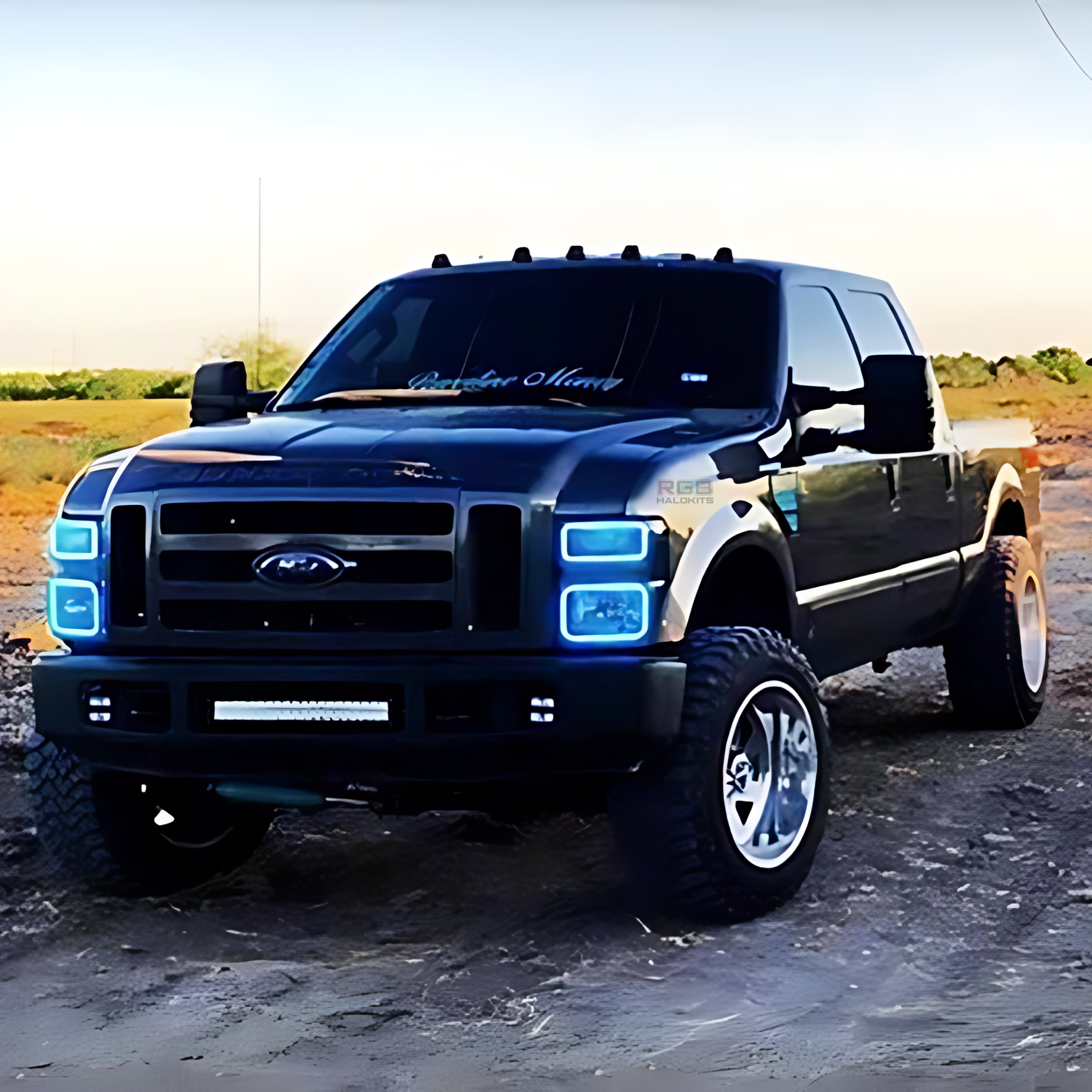Ford Super Duty Multicolor Flow Halo Kit (2008-2010) – Custom Multicolor LED Lighting by RGB Halo Kits
