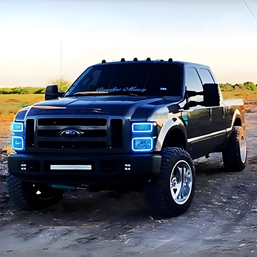Ford Super Duty Multicolor Flow Halo Kit (2008-2010) – Custom Multicolor LED Lighting by RGB Halo Kits
