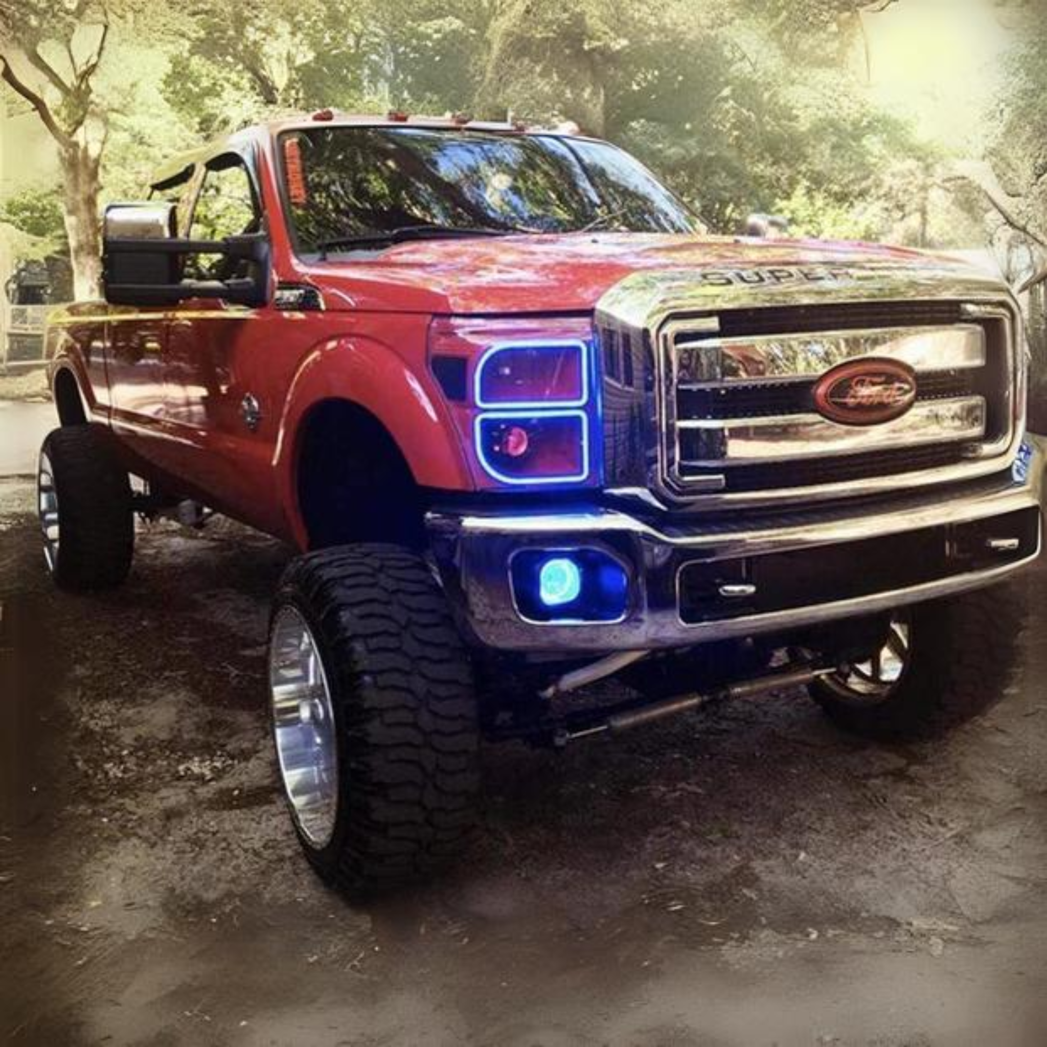Ford Super Duty Multicolor Flow Halo Kit (2011-2016) – Custom Multicolor LED Lighting by RGB Halo Kits
