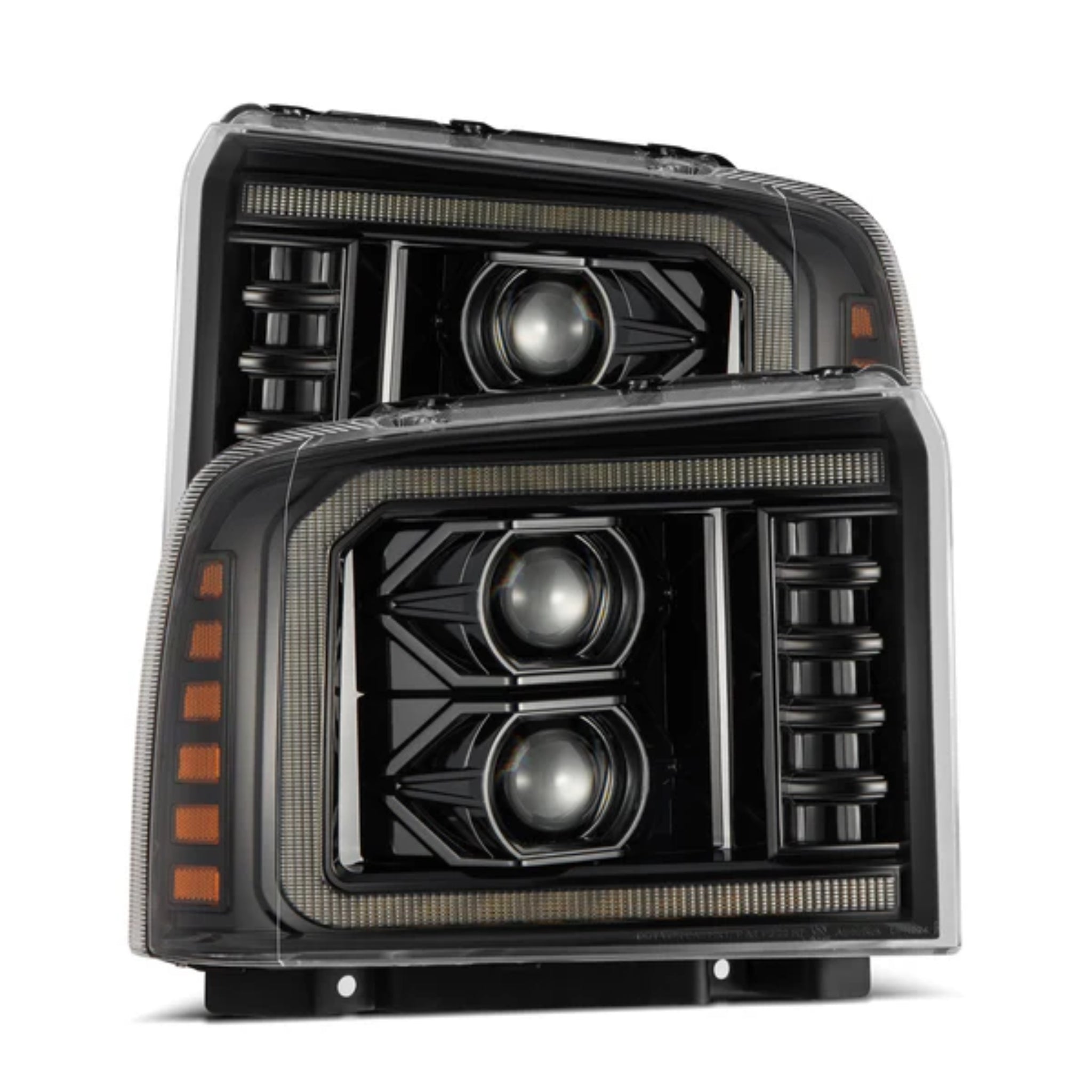 Ford Super Duty/Excursion (2005-2007) Headlights | Alpharex – Custom Multicolor LED Lighting by RGB Halo Kits