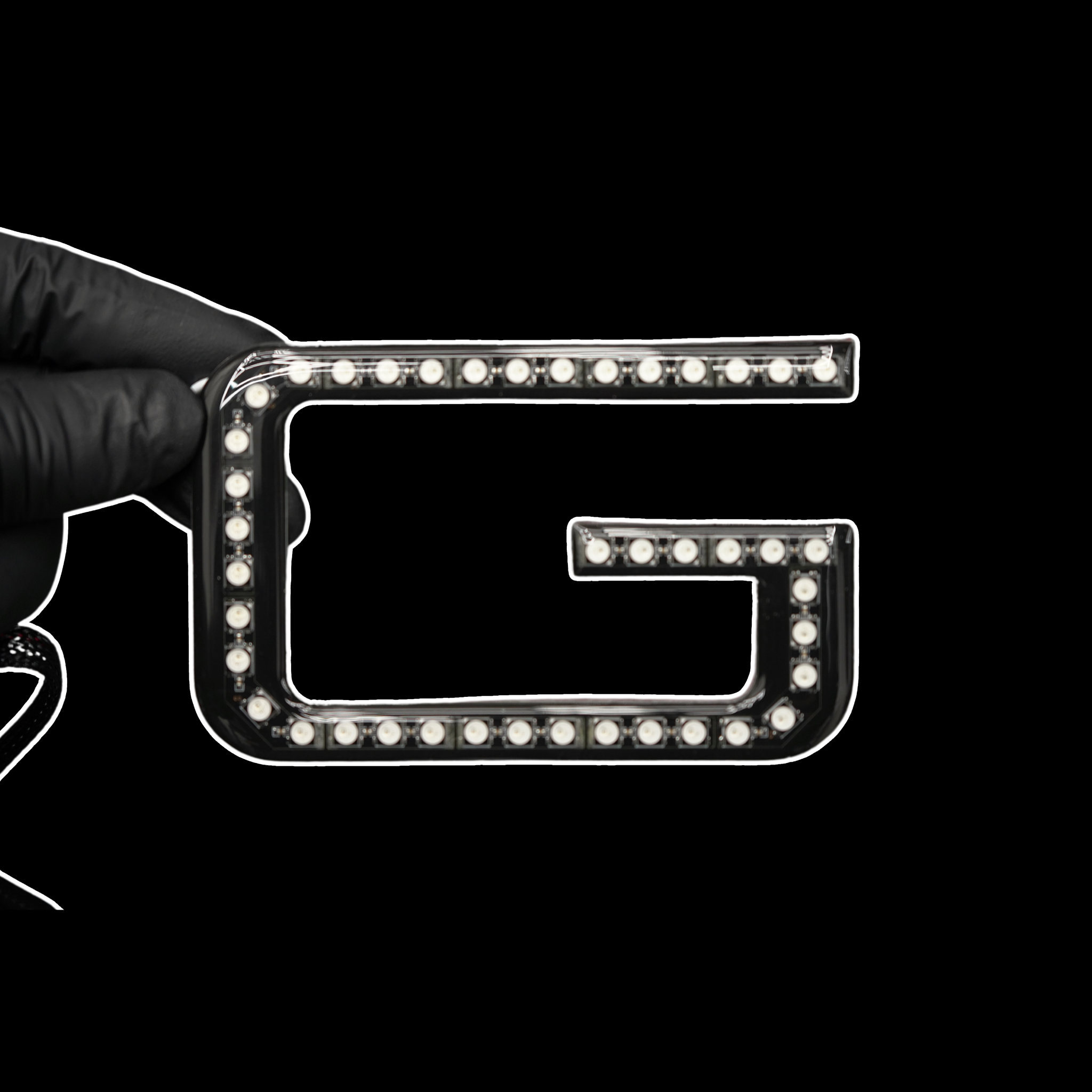 GMC LED Emblem: (Replacement Letters) – Custom Multicolor LED Lighting by RGB Halo Kits