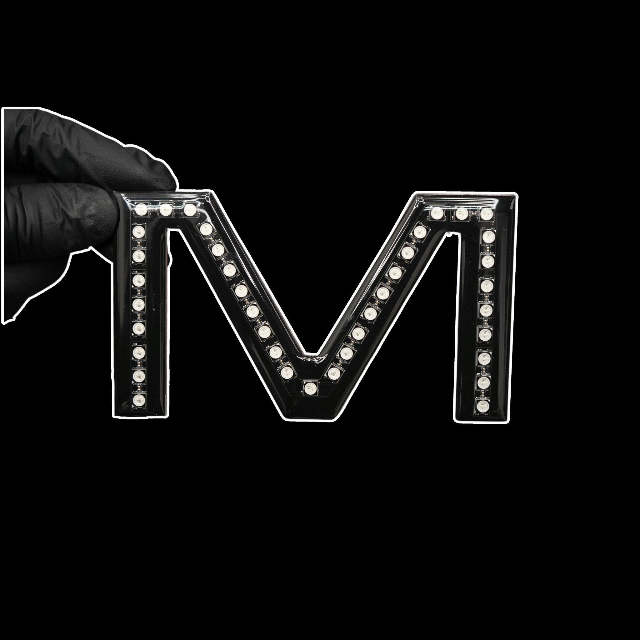GMC LED Emblem: (Replacement Letters) – Custom Multicolor LED Lighting by RGB Halo Kits