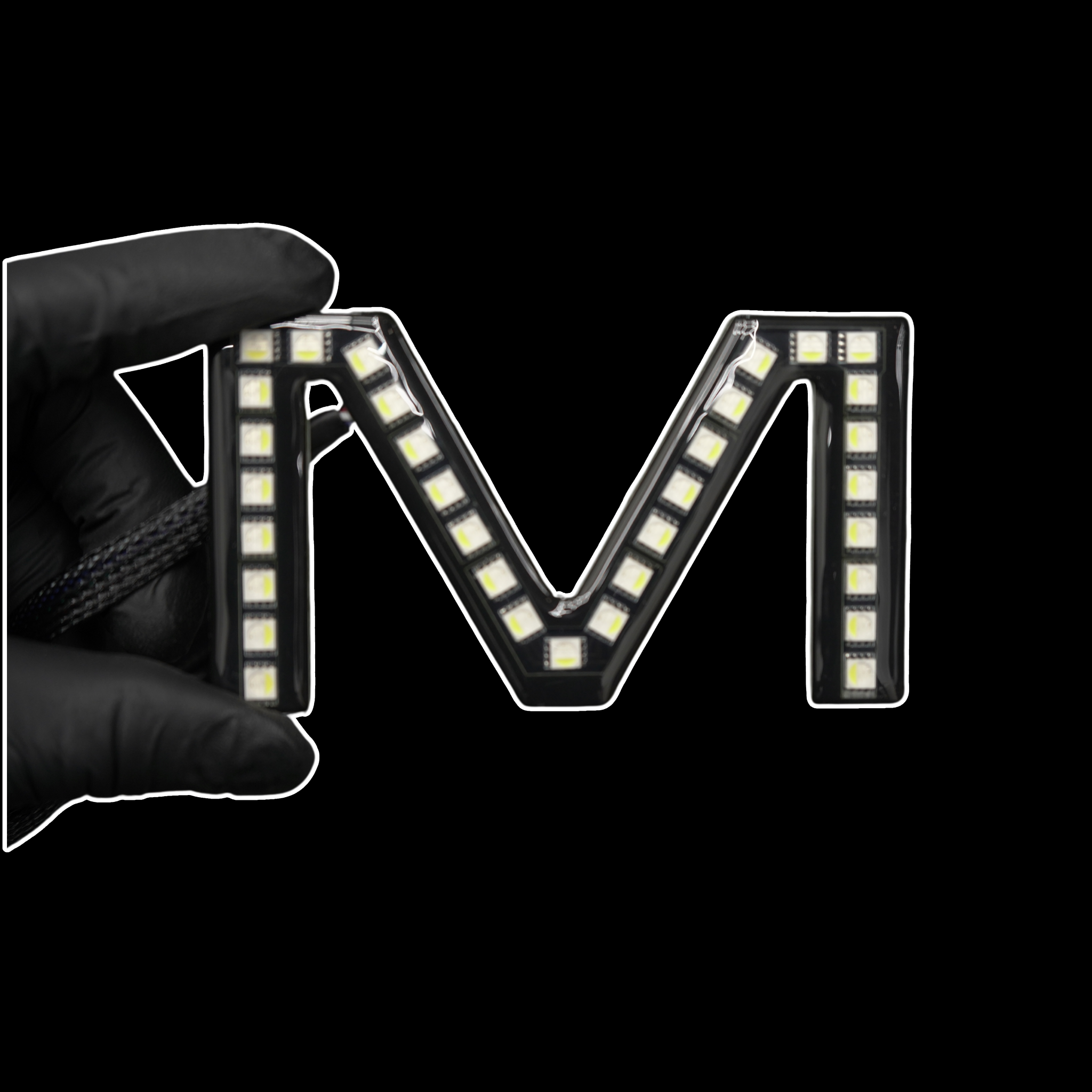 GMC LED Emblem: (Replacement Letters) – Custom Multicolor LED Lighting by RGB Halo Kits