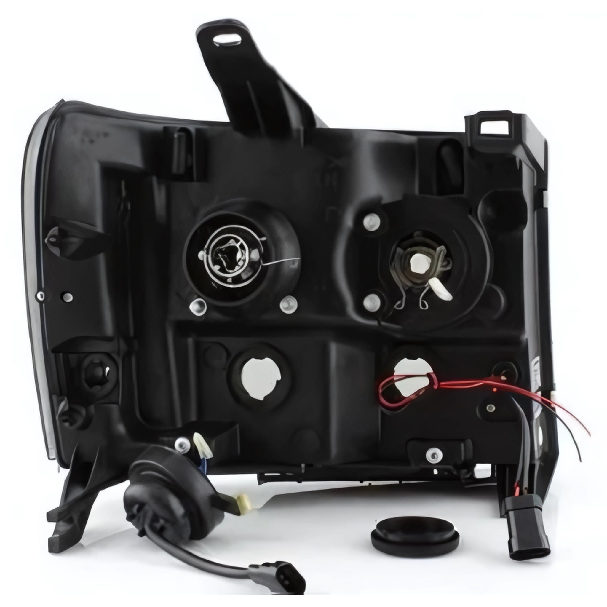 GMC Sierra 1500/2500/3500 (2007-2013) / Sierra Denali (2008-2013) / Sierra 2500HD/3500HD (2007-2013): Multicolor Flow Series Headlights | Spyder – Custom Multicolor LED Lighting by RGB Halo Kits
