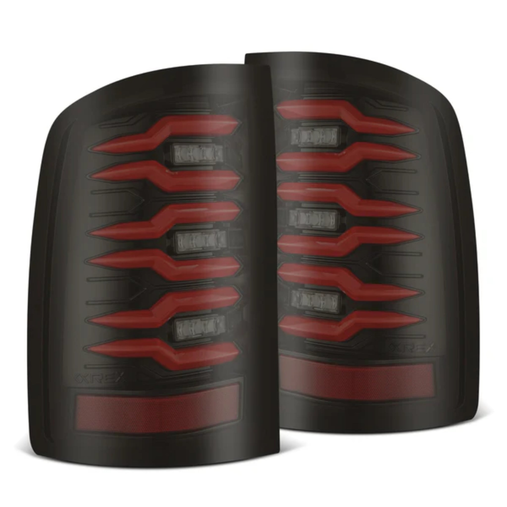GMC Sierra (2007-2013) LUXX-Series Tail Lights | Alpharex – Custom Multicolor LED Lighting by RGB Halo Kits