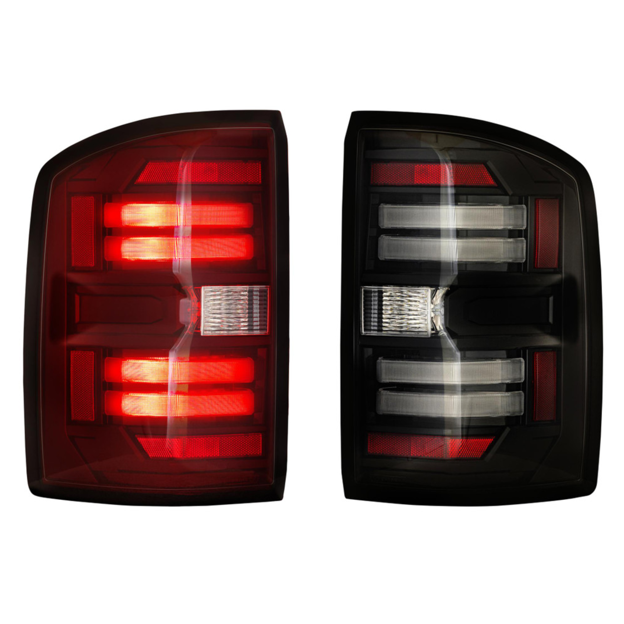 GMC Sierra LED Taillights (2014-2018) | XB Morimoto – Custom Multicolor LED Lighting by RGB Halo Kits