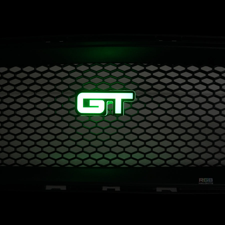 GT LED Emblem Badge (Multicolor Flow) – Custom Multicolor LED Lighting by RGB Halo Kits