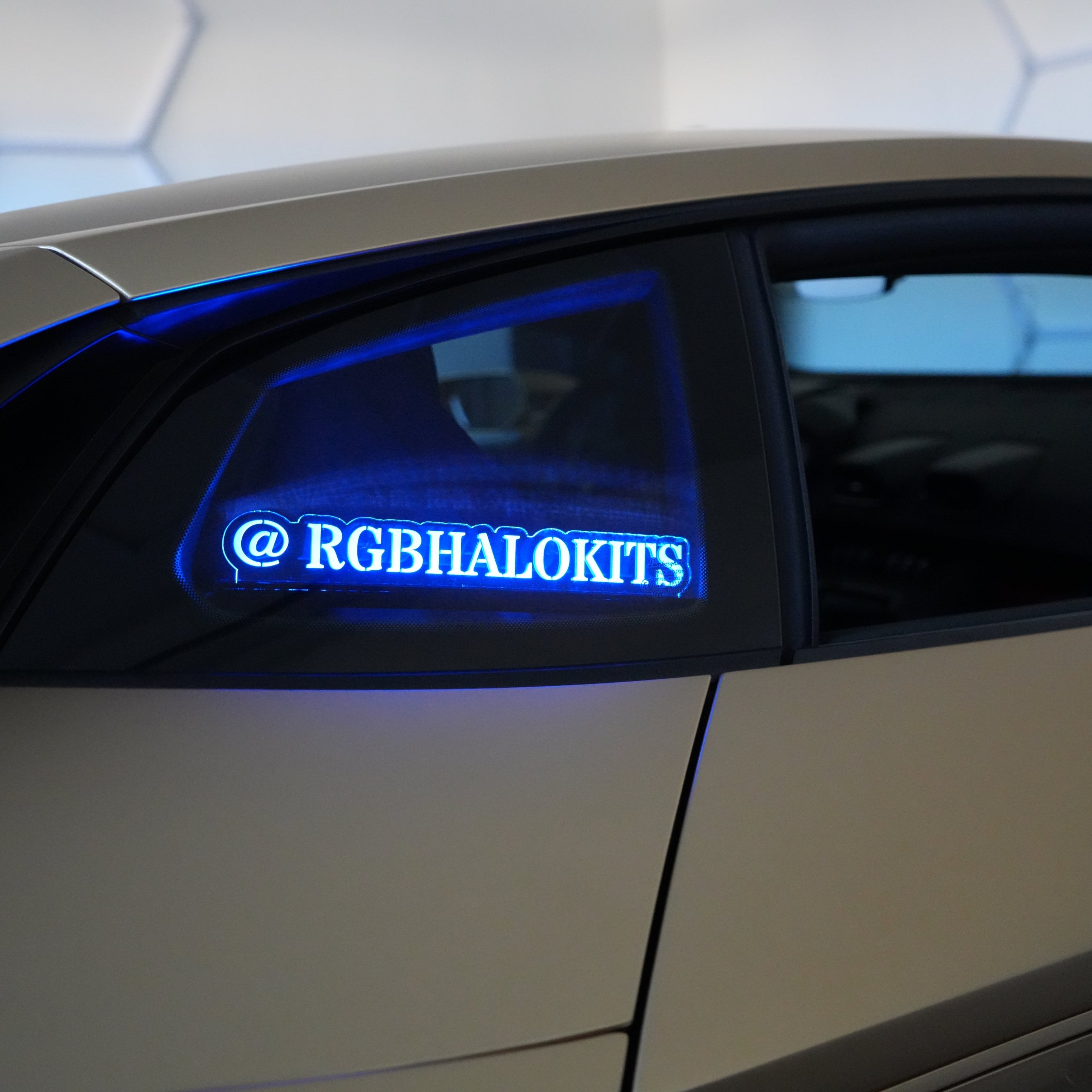 GlowTag™ – Custom LED Name Badge – Custom Multicolor LED Lighting by RGB Halo Kits