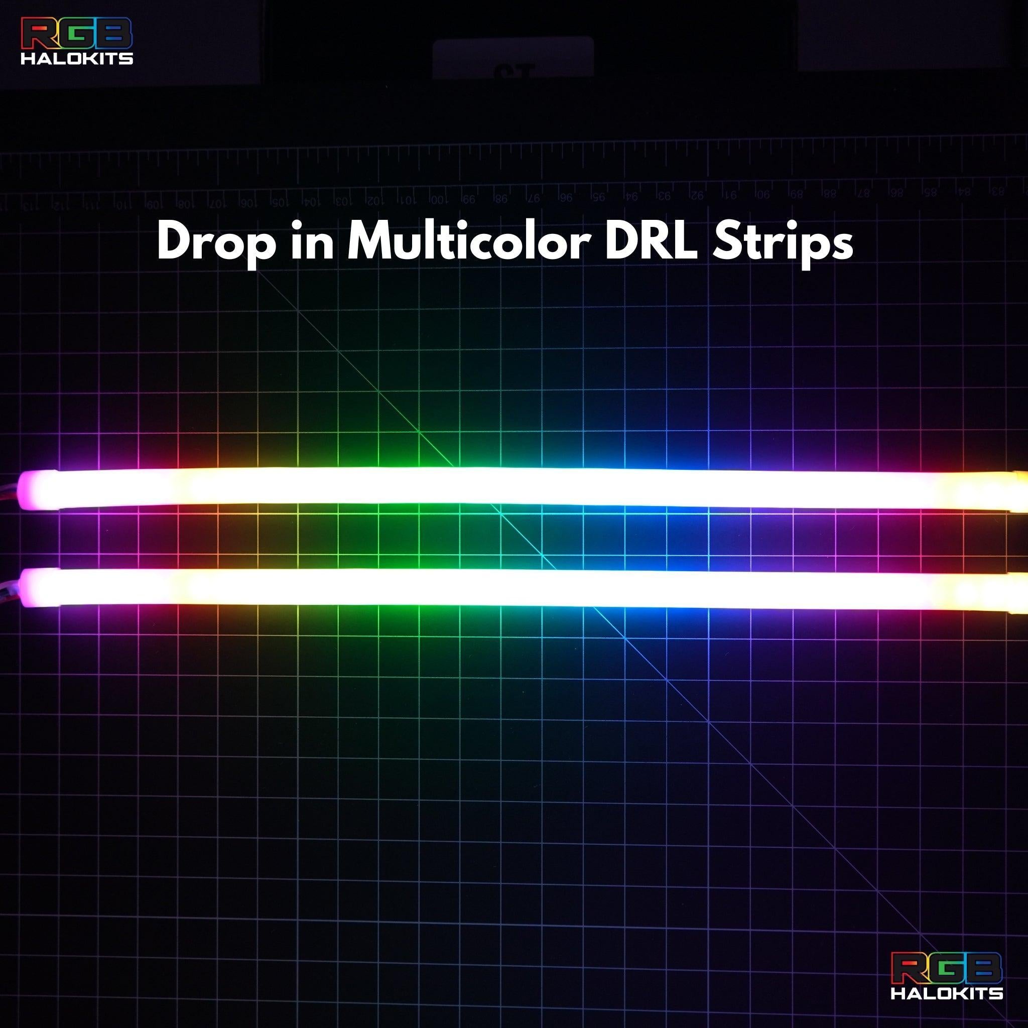 Honda Civic Multicolor Flow Series DRL Boards (2016-2021) – Custom Multicolor LED Lighting by RGB Halo Kits