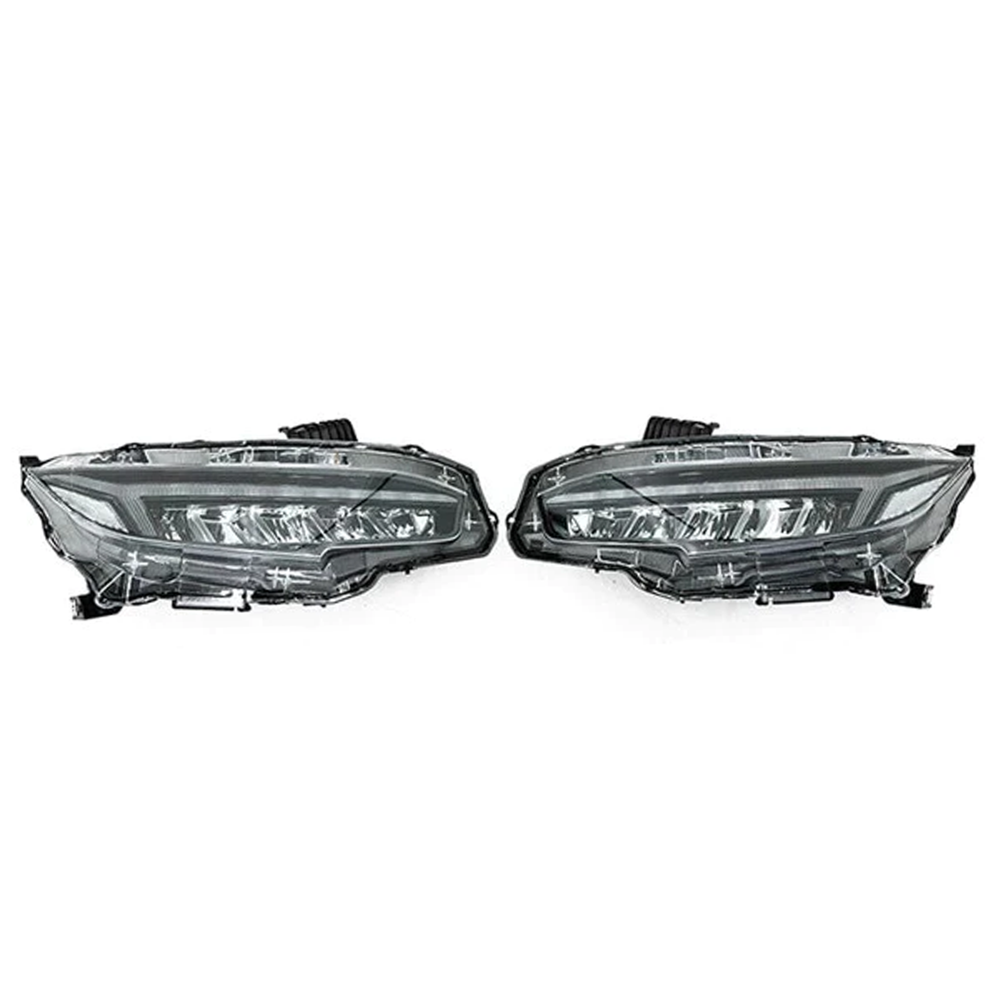 Honda Civic: Multicolor Flow Series Headlights (2016-2021) – Custom Multicolor LED Lighting by RGB Halo Kits