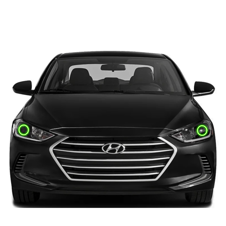 Hyundai Elantra Sport Multicolor Halo Kit (2017-2018) – Custom Multicolor LED Lighting by RGB Halo Kits