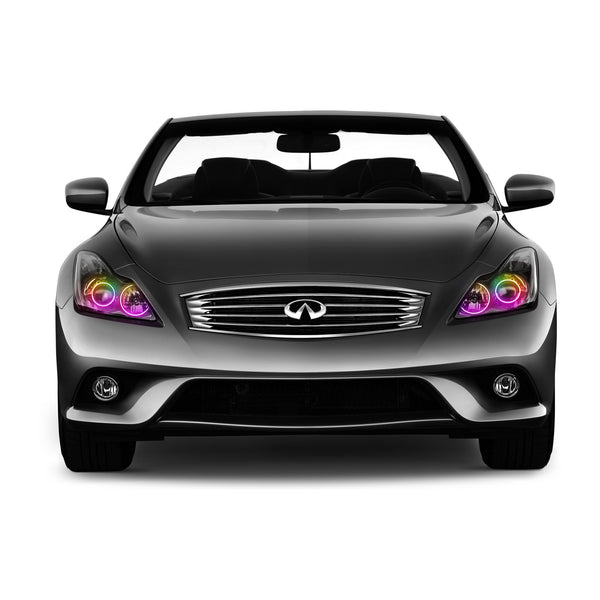 インフィニティ G37 ヘッドライト 2個セット インフィニティ、g25、g35、g37、2006-2012ヘッドライト、q60 drl