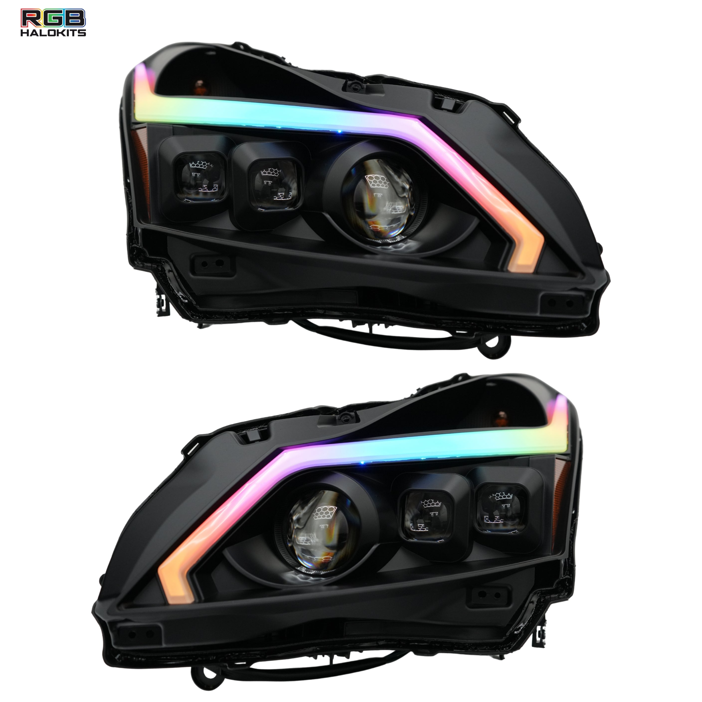 Infiniti G37: Multicolor Headlights (2010-2013) – Custom Multicolor LED Lighting by RGB Halo Kits