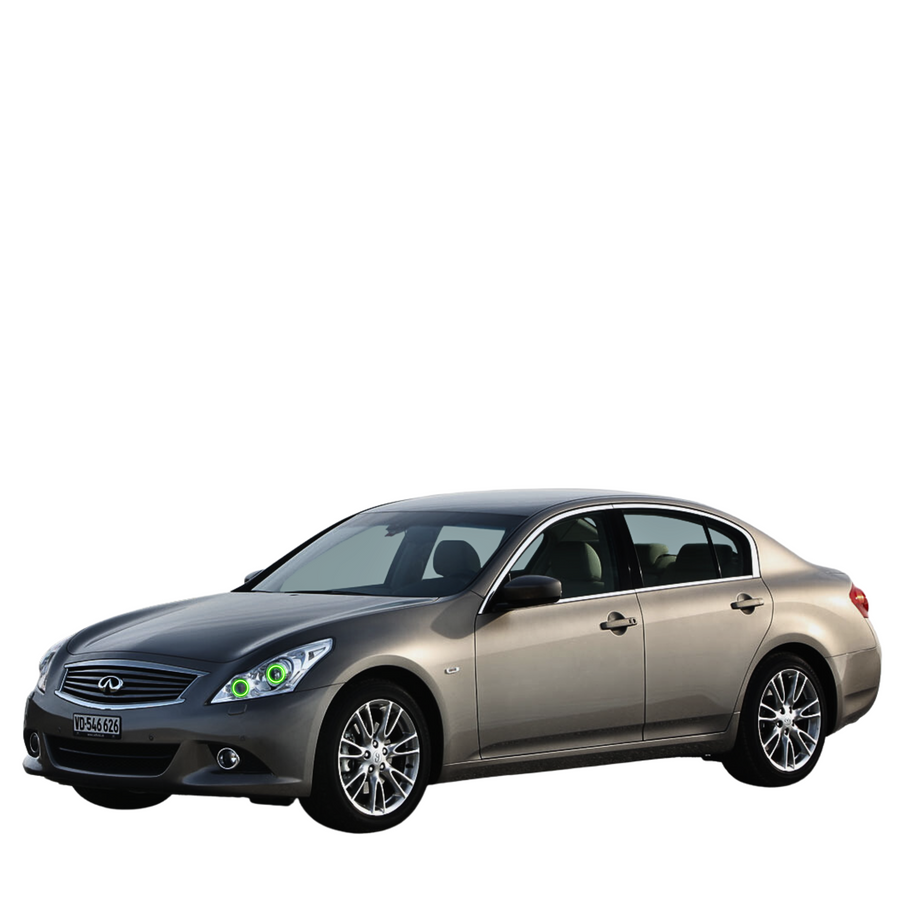 Infiniti G37 Sedan Multicolor Halo Kit (2010-2015) – Custom Multicolor LED Lighting by RGB Halo Kits