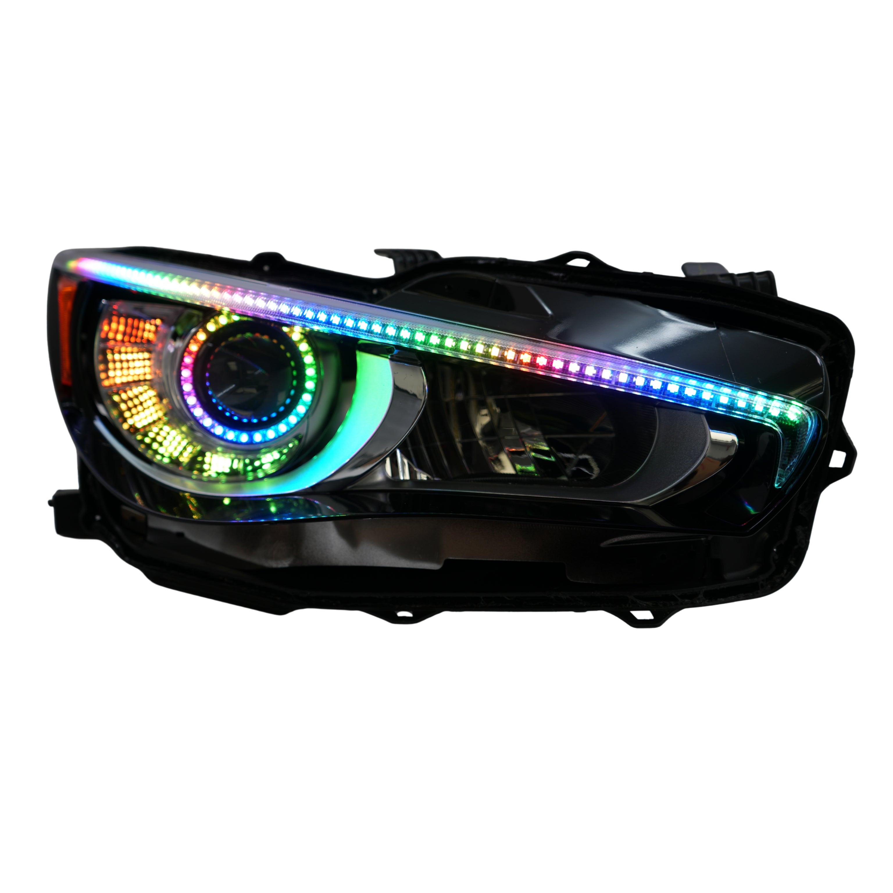 Infiniti Q50 Multicolor Flow DRL Boards (2014-2024) – Custom Multicolor LED Lighting by RGB Halo Kits