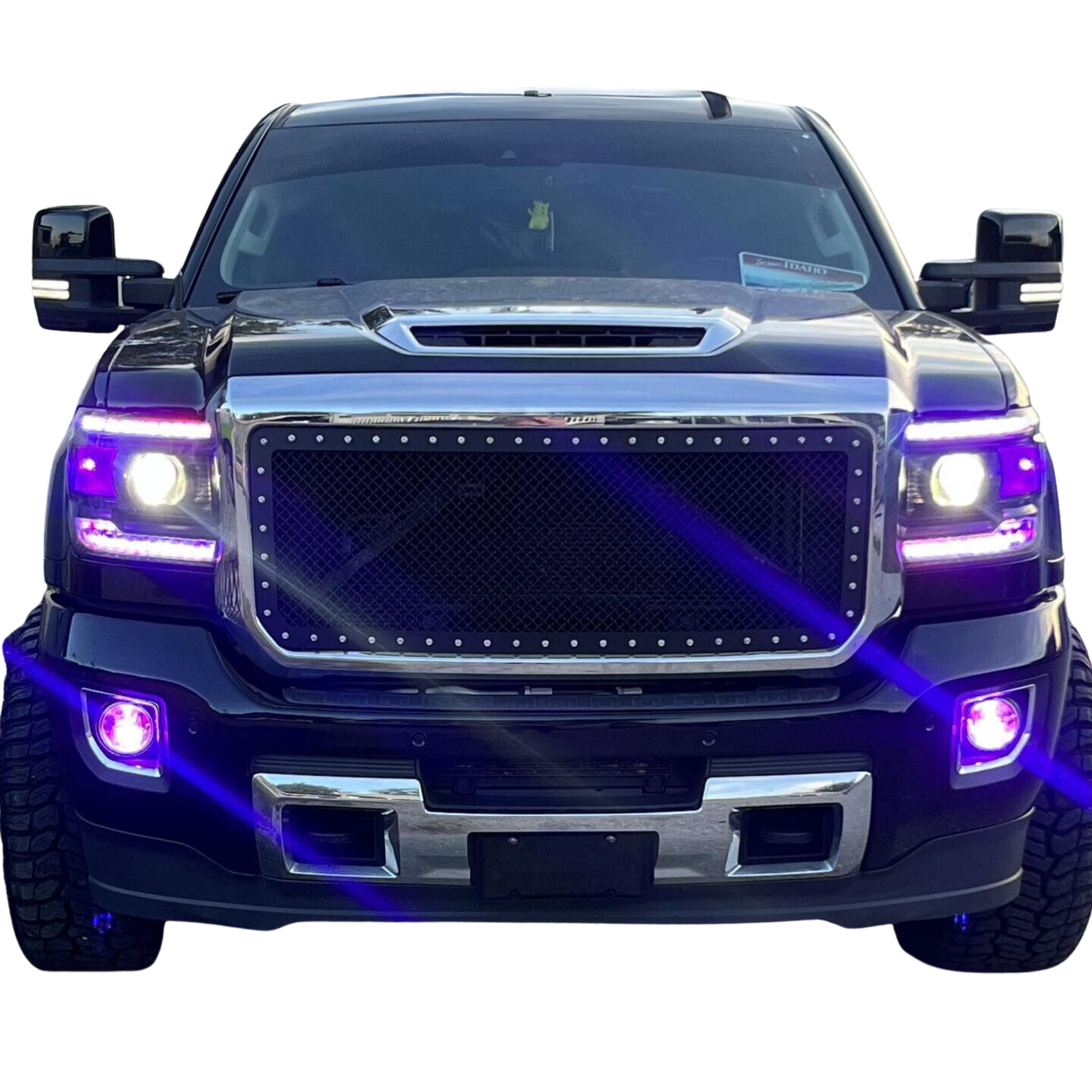 2014-2015 GMC Sierra RGBW DRL Boards - RGB Halo Kits Multicolor Flow Series Color Chasing RGBWA LED headlight kit Oracle Lighting Trendz OneUpLighting Morimoto theretrofitsource AutoLEDTech Diode Dynamics