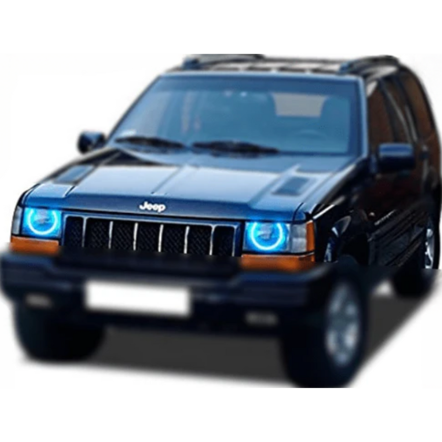 Jeep Grand Cherokee Multicolor Halo Kit (1993-1998) – Custom Multicolor LED Lighting by RGB Halo Kits